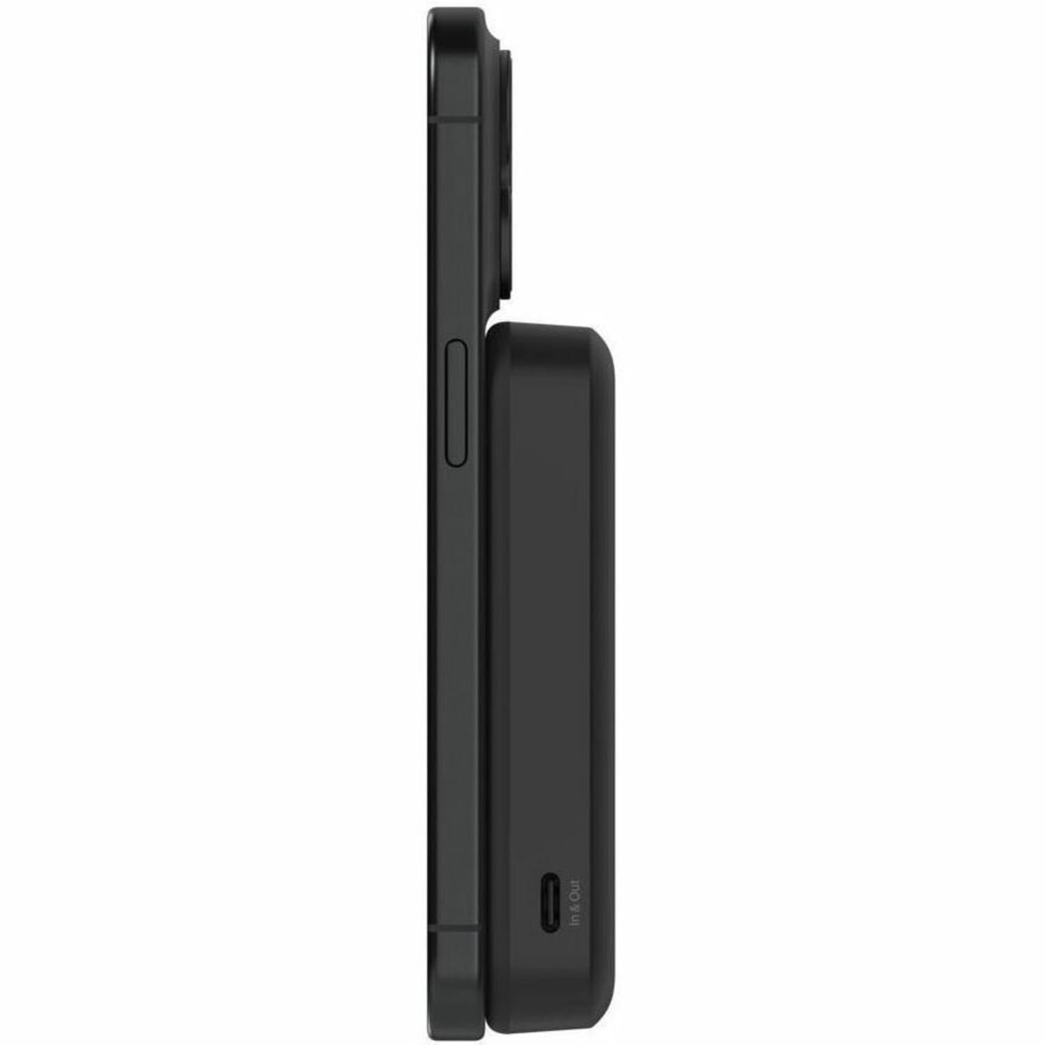 Belkin BoostCharge Pro Power Bank Magnetic Power Bank With Qi2 15W 10K - For Qi2-enabled Device, iPhone, Smartphone - Black - Image 6