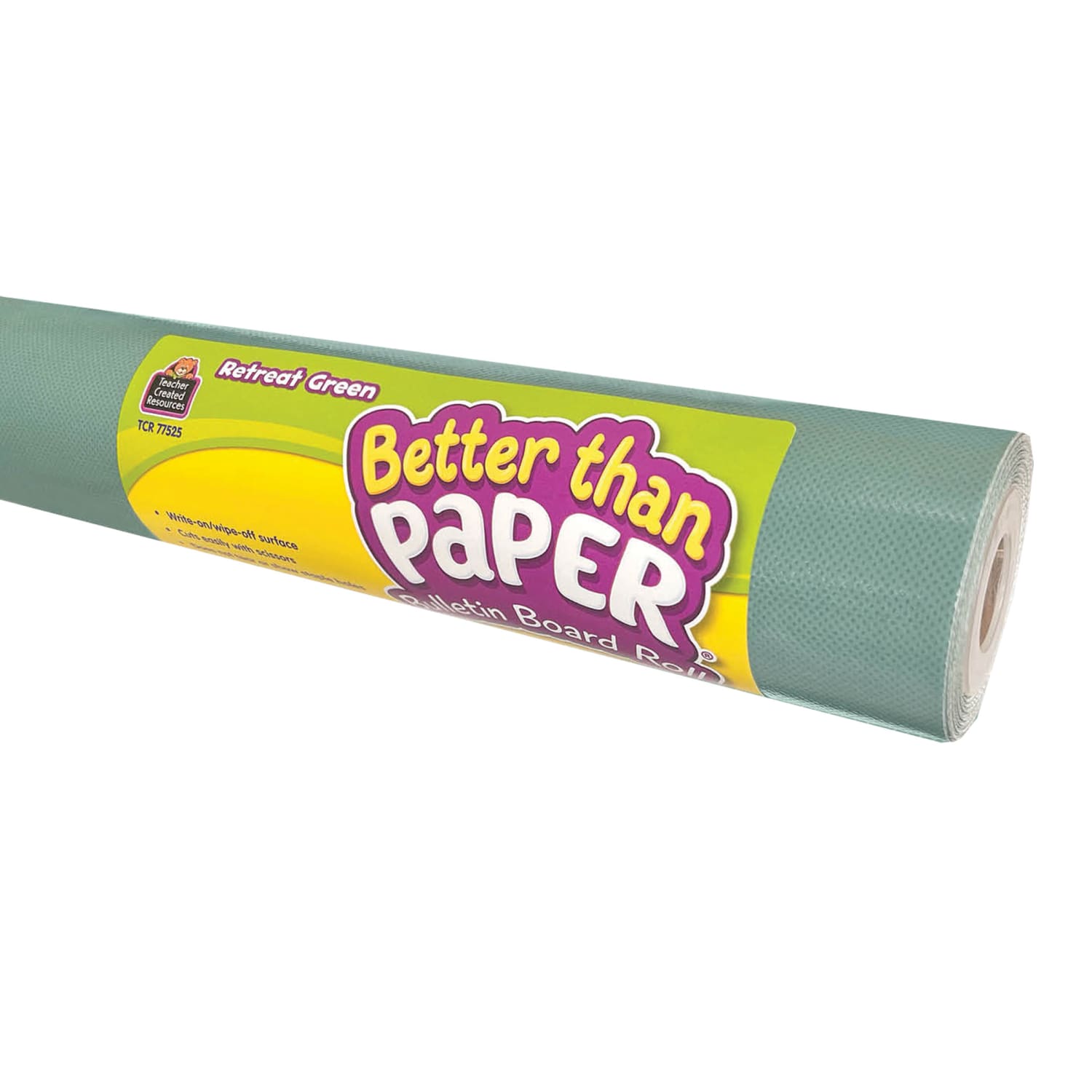 Teacher Created Resources Better Than Paper Bulletin Board Roll, 4ft x 12ft, Retreat Green, 4-Pack - Image 3