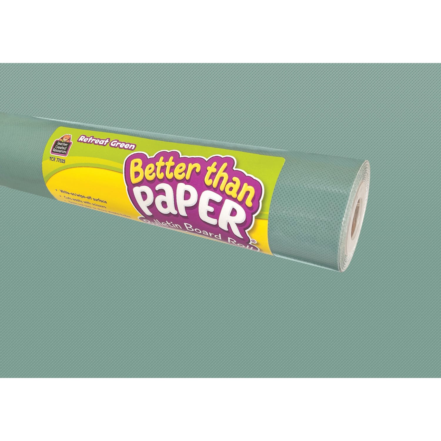 Teacher Created Resources Better Than Paper Bulletin Board Roll, 4ft x 12ft, Retreat Green, 4-Pack - Image 5