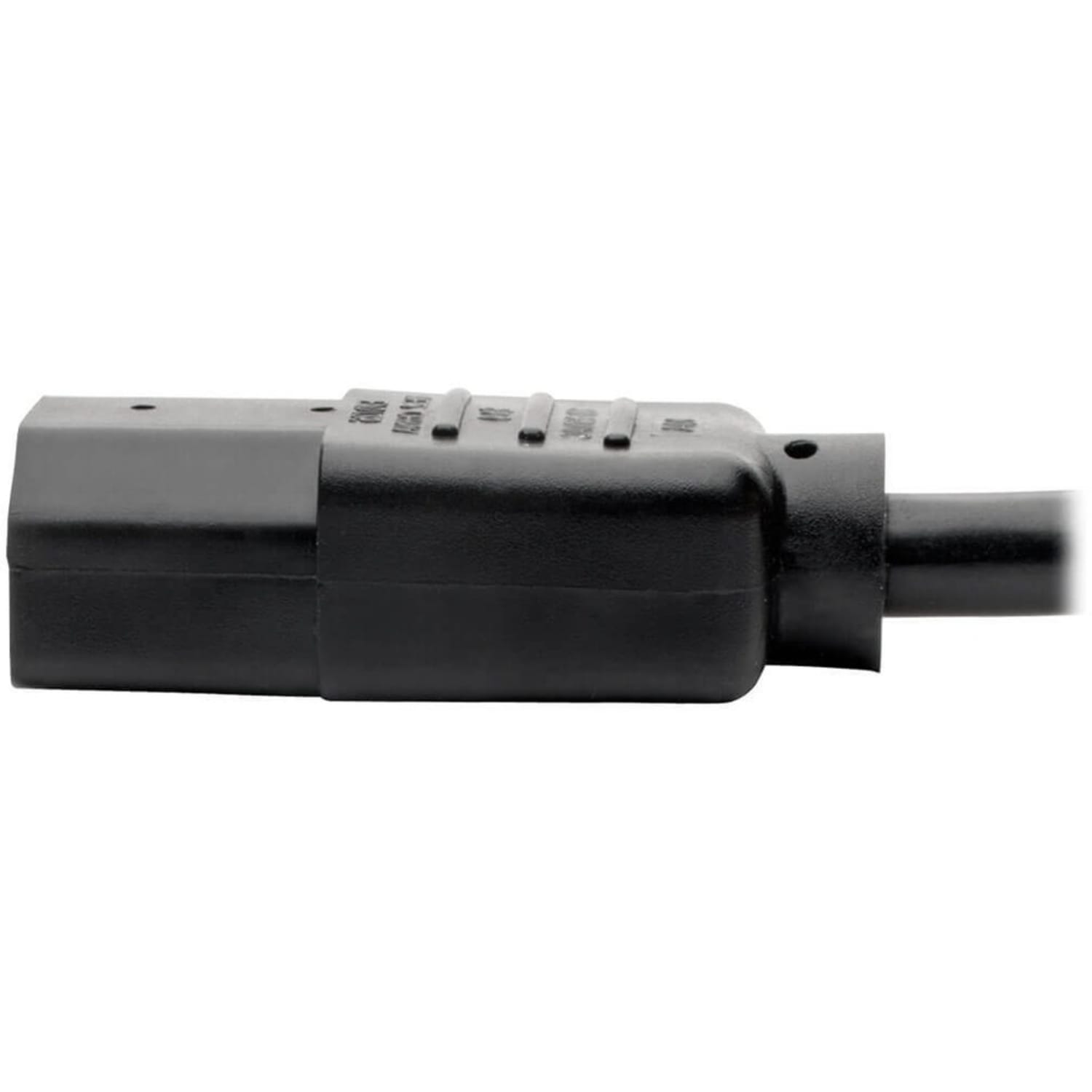 Eaton Tripp Lite Series Y Splitter Power Cable, NEMA 5-15P to 2x C13 - 10A, 125V, 18 AWG, 1.5 ft. (0.45 m), Black - Power cable - NEMA 5-15P (M) to power IEC 60320 C13 - 1.5 ft - black - Image 5