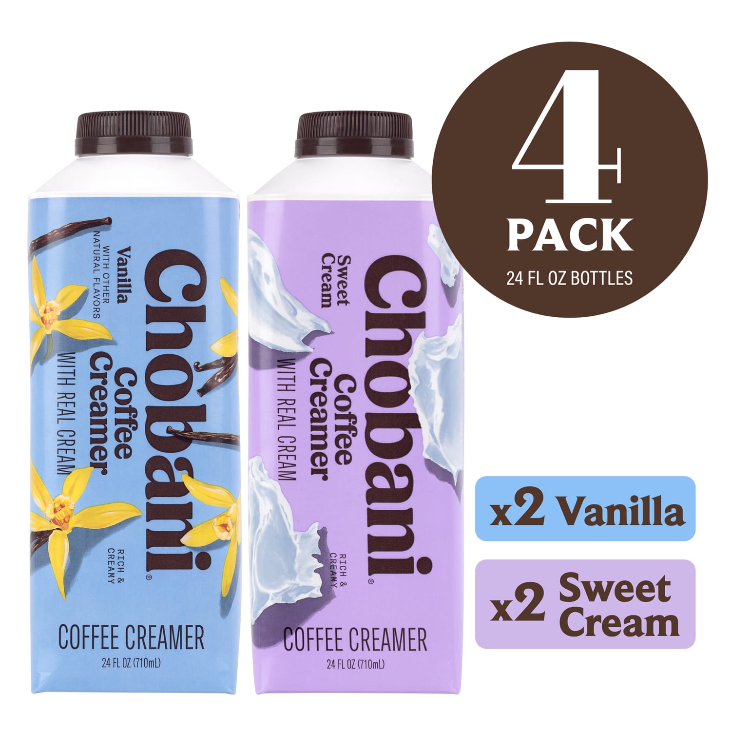 Chobani Creamer Variety Pack, 24 Oz, Total Qty 4 - Image 3