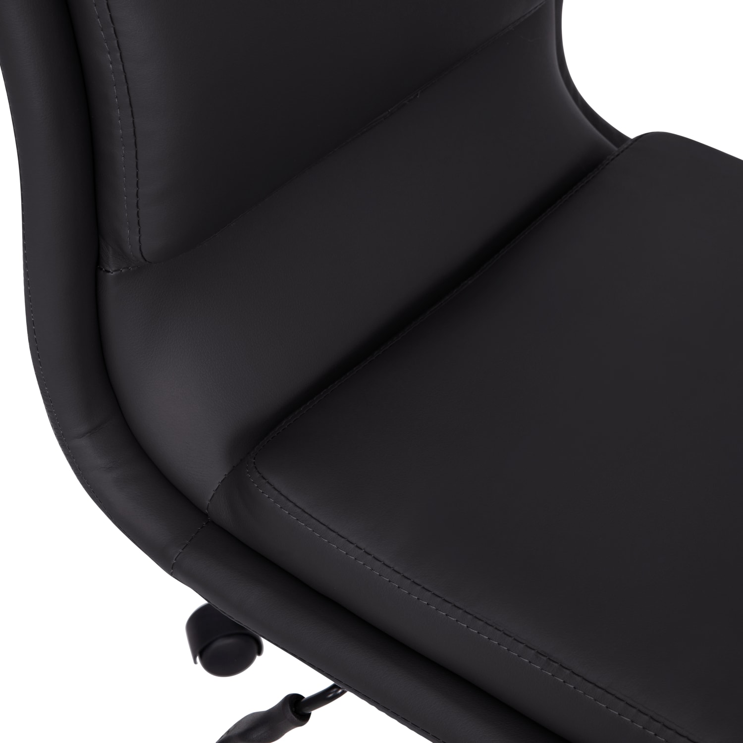 Flash Furniture Madigan Faux Leather MidBack Armless Swivel Task Office Chair Black PopularChairscom Flash Furniture Madigan Faux Leather Mid Back Armless Swivel Task Office Chair Black PopularChairscom