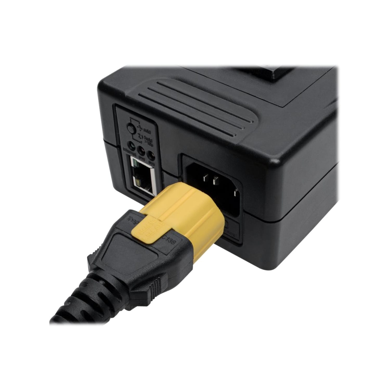 Eaton Tripp Lite Series Plug-Lock Inserts, Detachable C13 Power Cord/C14 Inlet, Yellow, 100 Pack - Cable removal lock - PLC14YW - Image 3