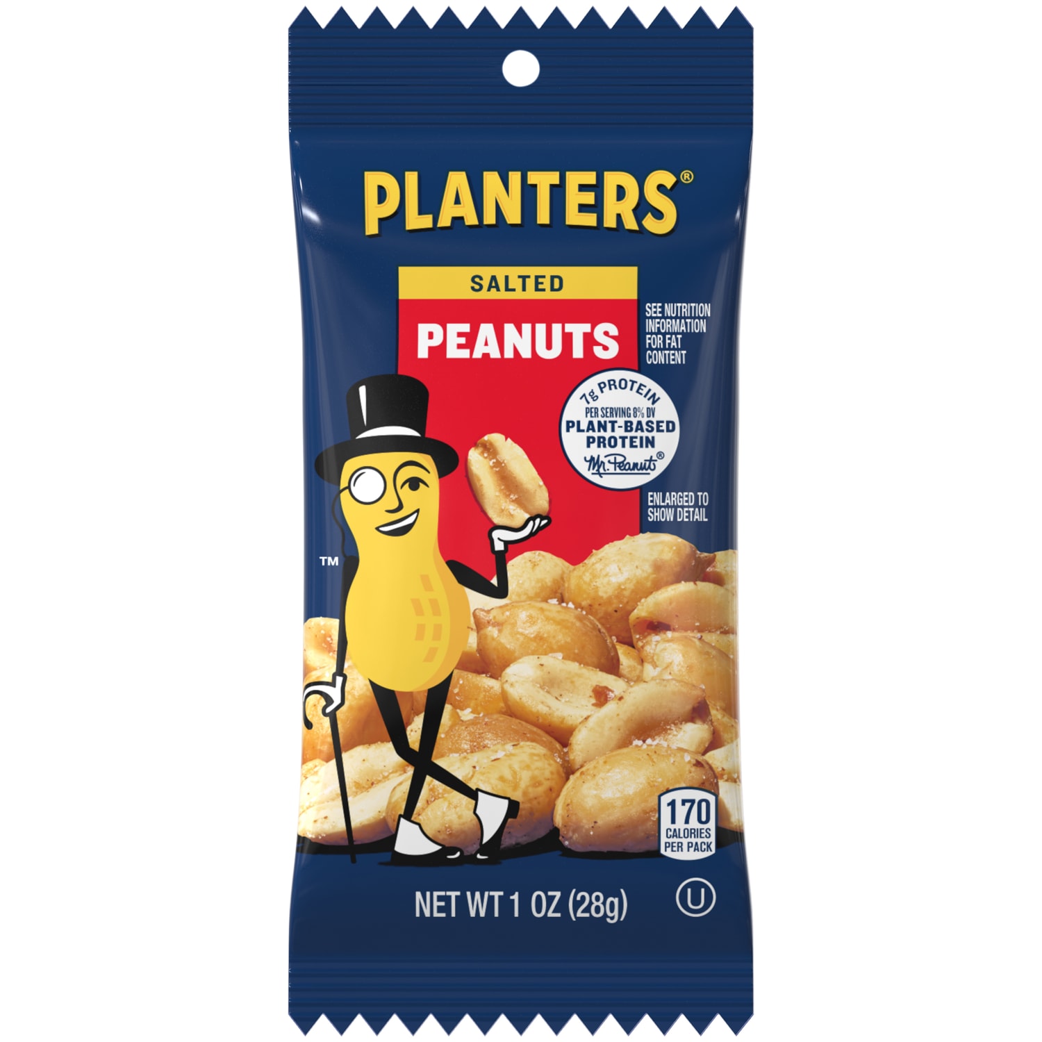 PLANTERS Salted Peanuts, 1 oz, 48 Count - Image 3