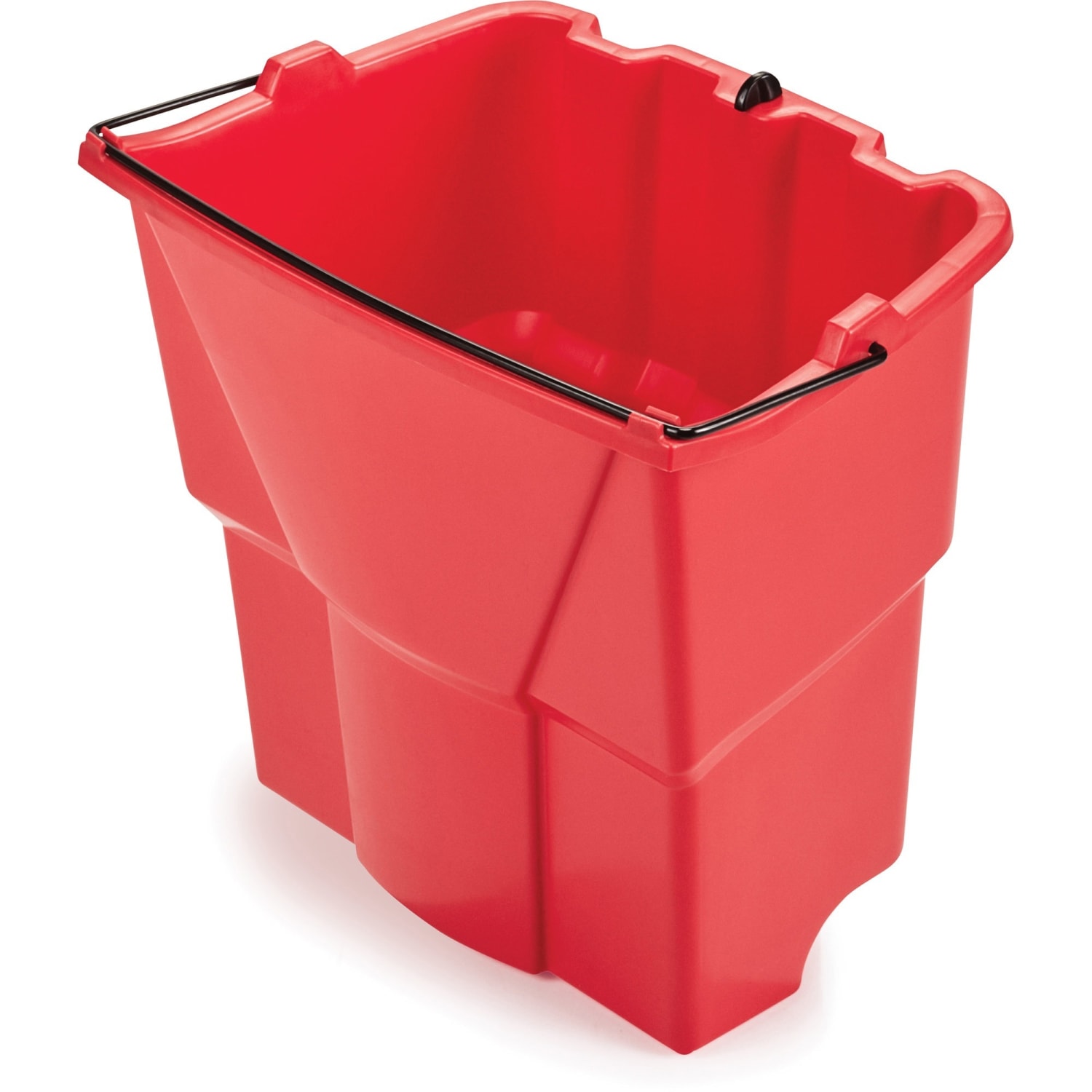 Rubbermaid WaveBrake 2.0 Plastic Dirty Water Bucket, 18 Qt, Red - Image 4