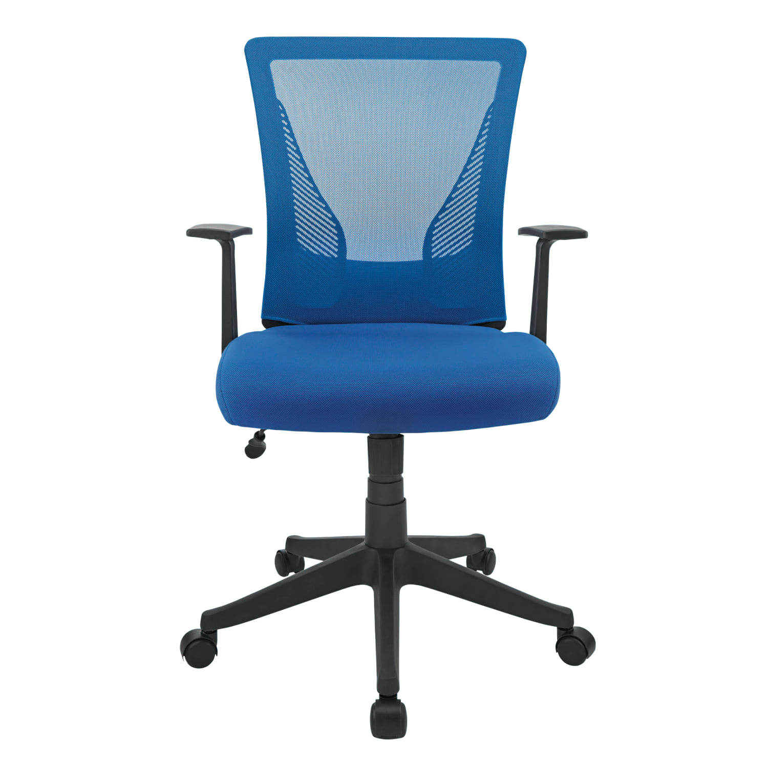 Brenton Studio® Radley Mesh Low-Back Task Chair, Blue/Black - Image 3