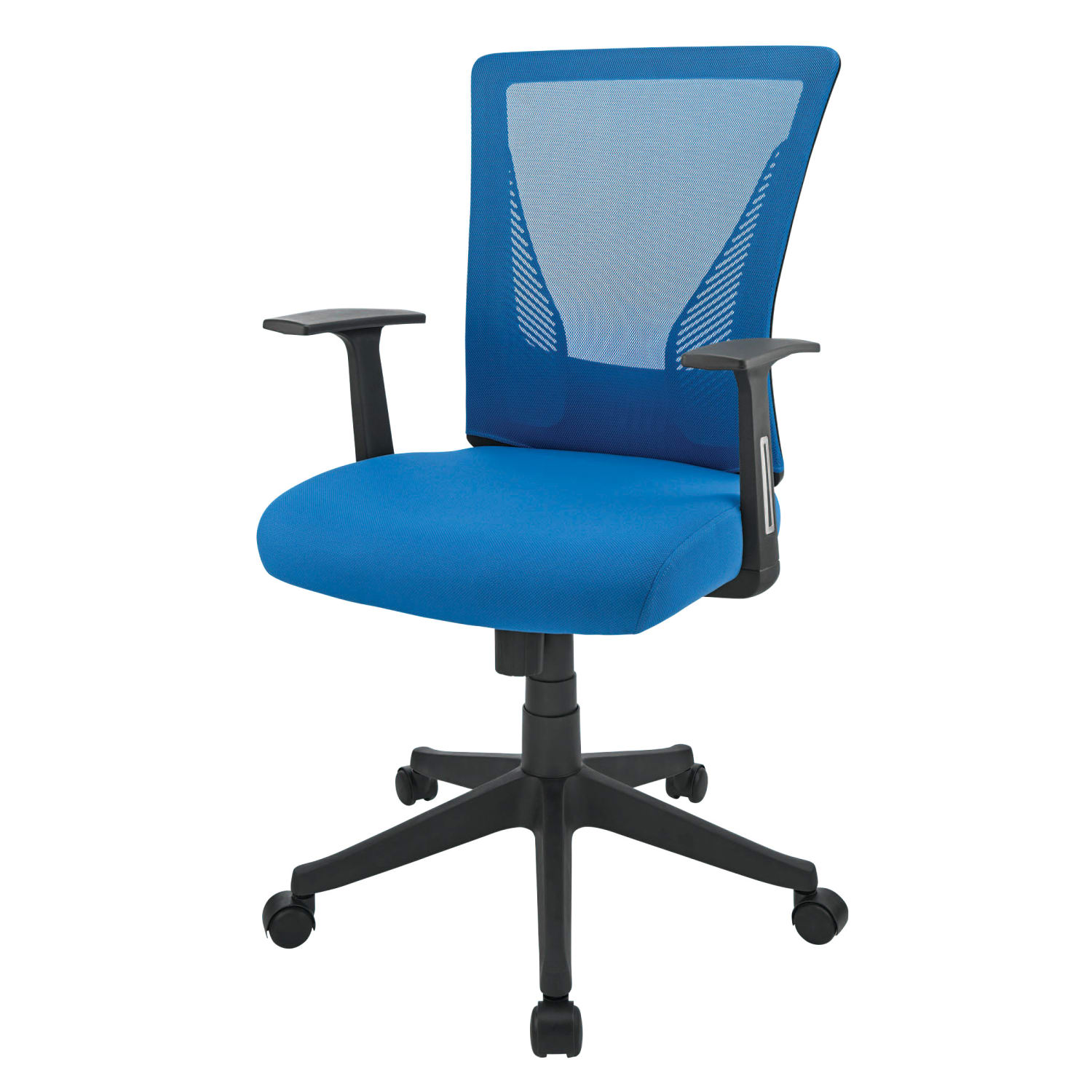 Brenton Studio® Radley Mesh Low-Back Task Chair, Blue/Black - Image 4