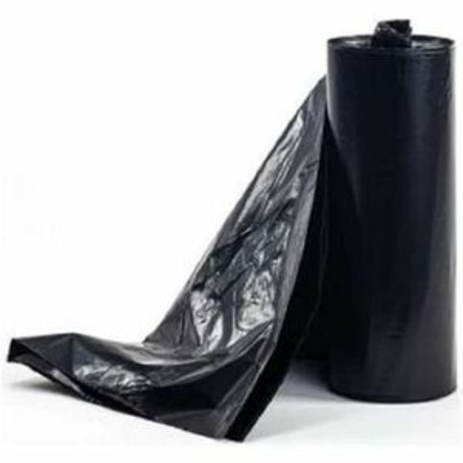 MultiPlast Systems Low Density Can Liners, 40 Gallon, 40 x 46 , 20% Recycled, Black, 10 Bags Per Pack, Case Of 10 Packs - Image 3