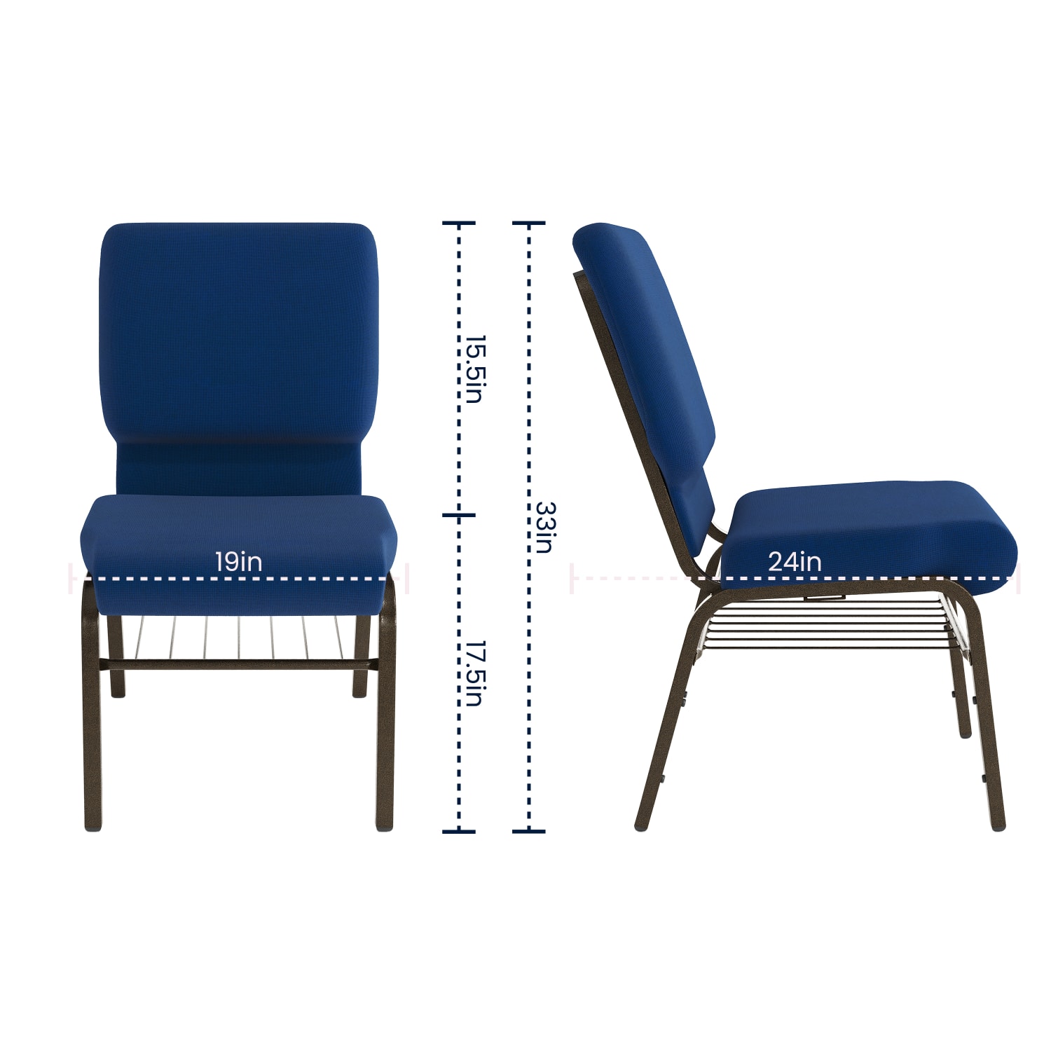 Flash Furniture HERCULES Series Church Accent Chair With Book Rack Navy Blue FabricGoldvein Frame PopularChairscom Flash Furniture HERCULES Series Church Accent Chair With Book Rack Navy Blue FabricGoldvein Frame PopularChairscom