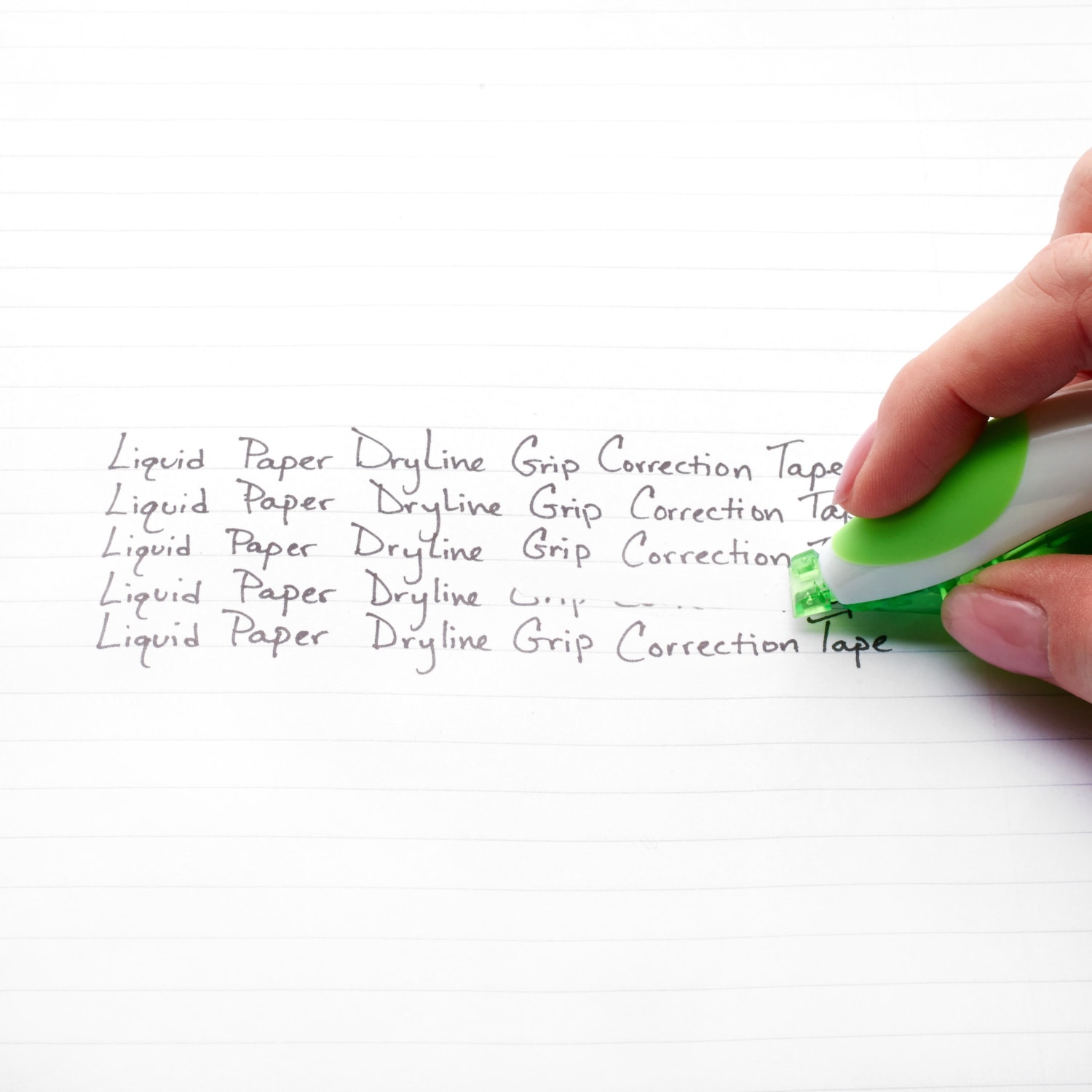 Paper Mate Liquid Paper DryLine Grip Correction Tape, 1/5in x 334 4/5in, White - Image 6