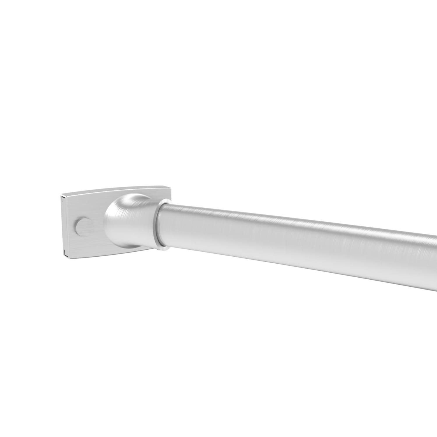 Wingits CONTOUR OVAL Bow-Curved Shower Rod, 5ft x 6in, Brushed Nickel, Total Qty 1