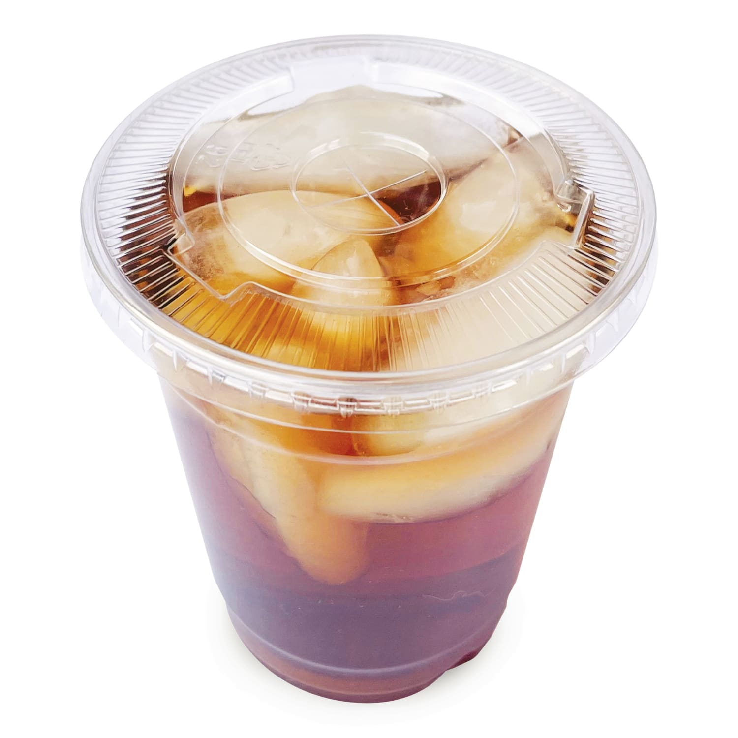 Boardwalk Cold Cup Straw-Slot Lids, Fits 9 Oz Squat/12 Oz PET Cups, Pack Of 100 Lids - Image 4