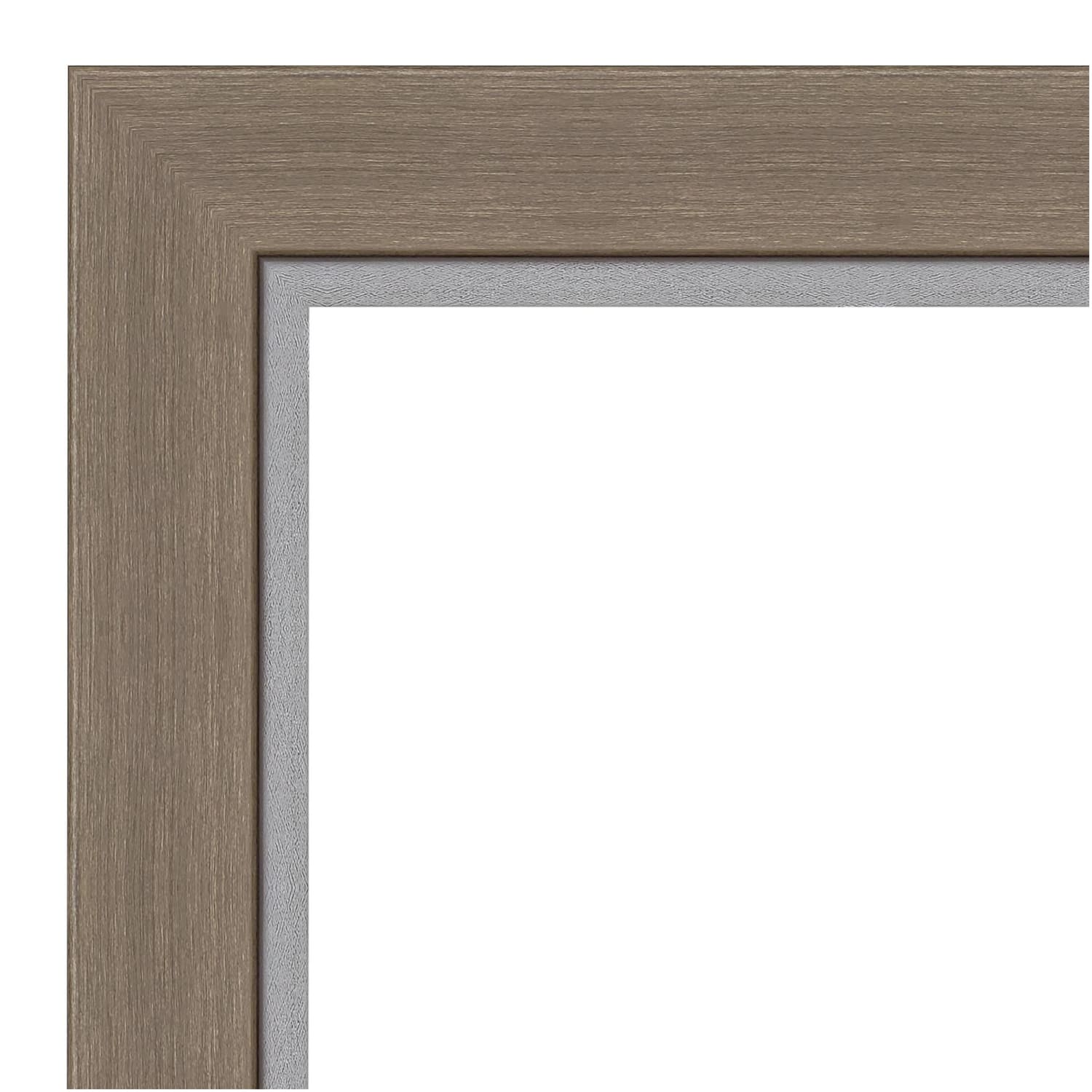 Amanti Art Eva Picture Frame, Narrow, 21in x 27in, Opening Size 18in x 24in, Brown - Image 4