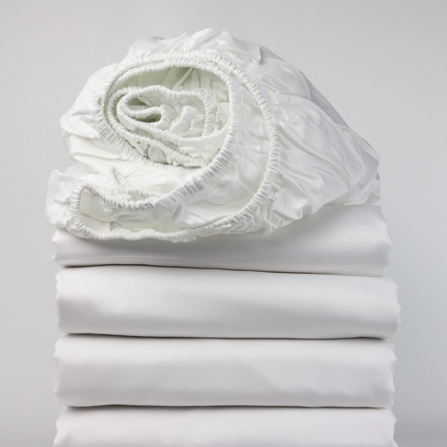1888 Mills Naked Twin Fitted Sheets, 39in x 80in x 15in, White, Case of 24 - Image 5