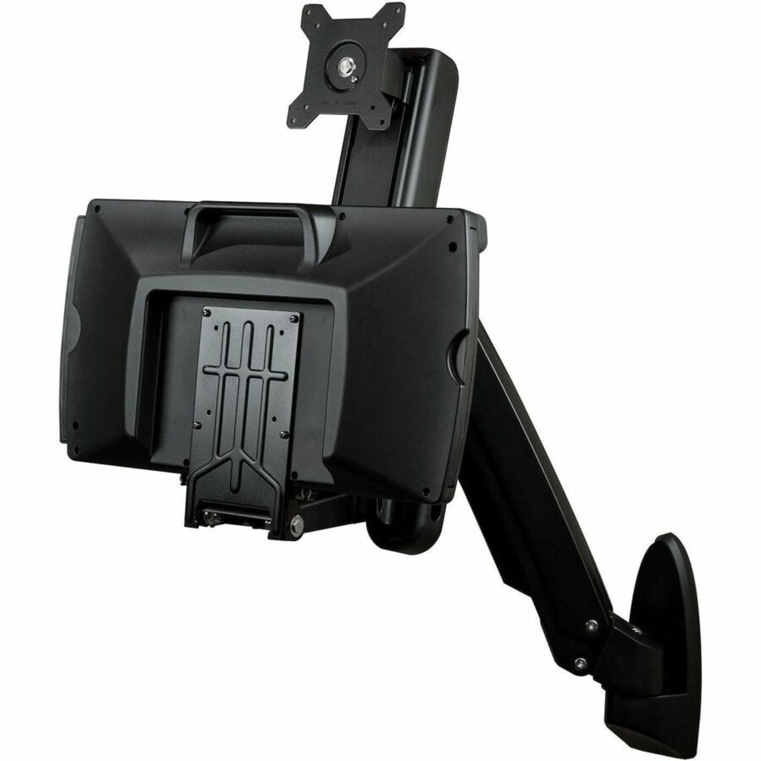 StarTech.com Wall Mounted Sit Stand Desk - For Single Monitor up to 34in - Height Adjustable Standing Desk Converter - Image 5