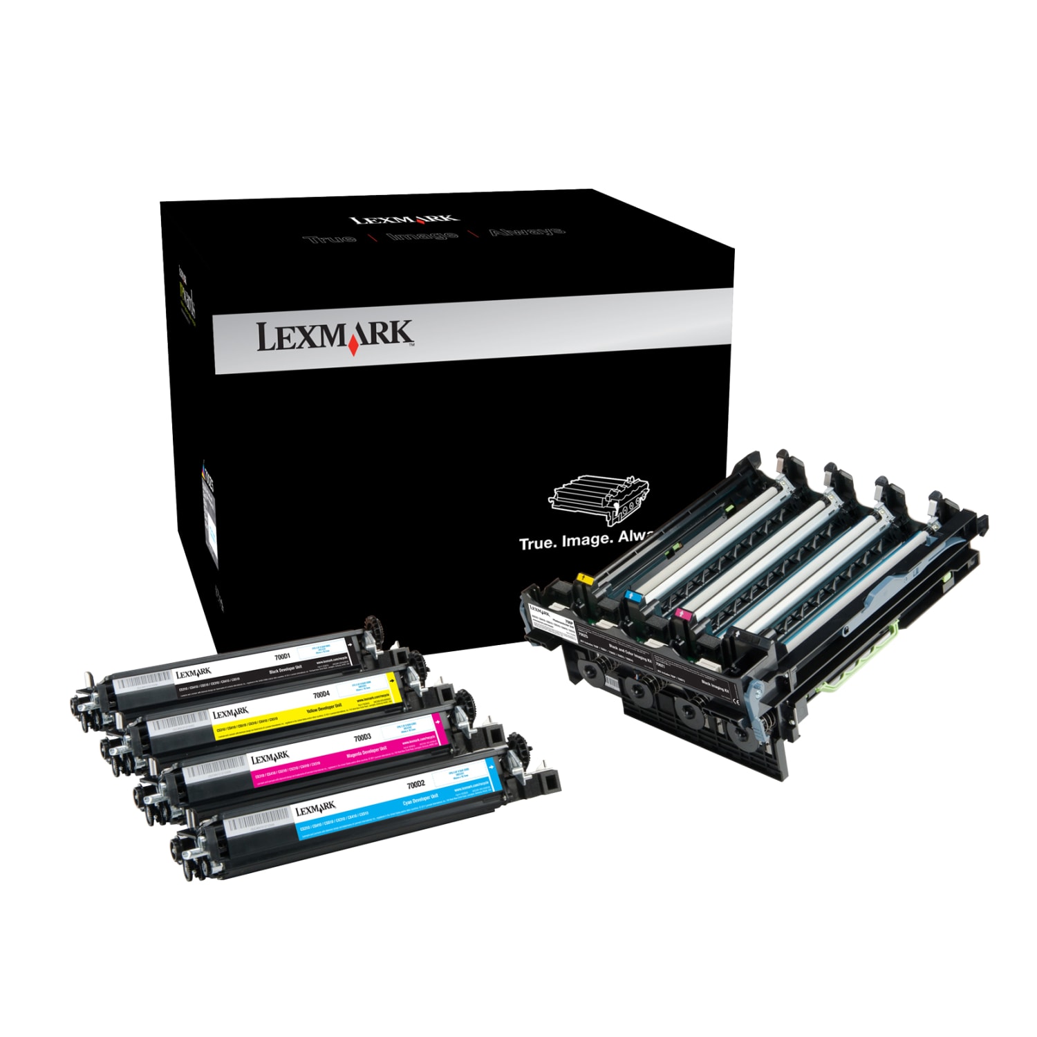 Lexmark 70C0Z50 High-Yield Black/Color Imaging Kit