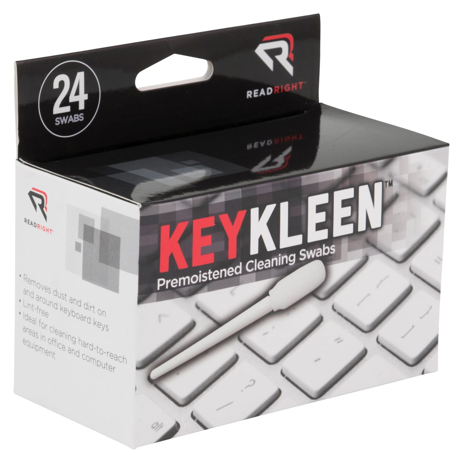 Advantus KeyKleen Cleaning Swabs, Box Of 24 - Image 4