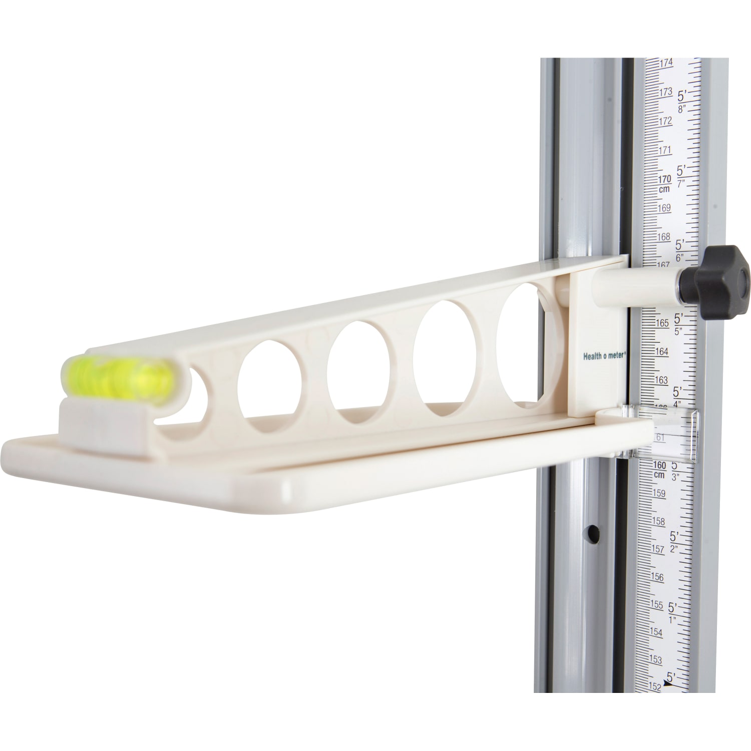 Health o Meter Wall-Mounted Height Rod - 55.5in Length - 1/16 Graduations - Imperial, Metric Measuring System - 1 Each - Image 3