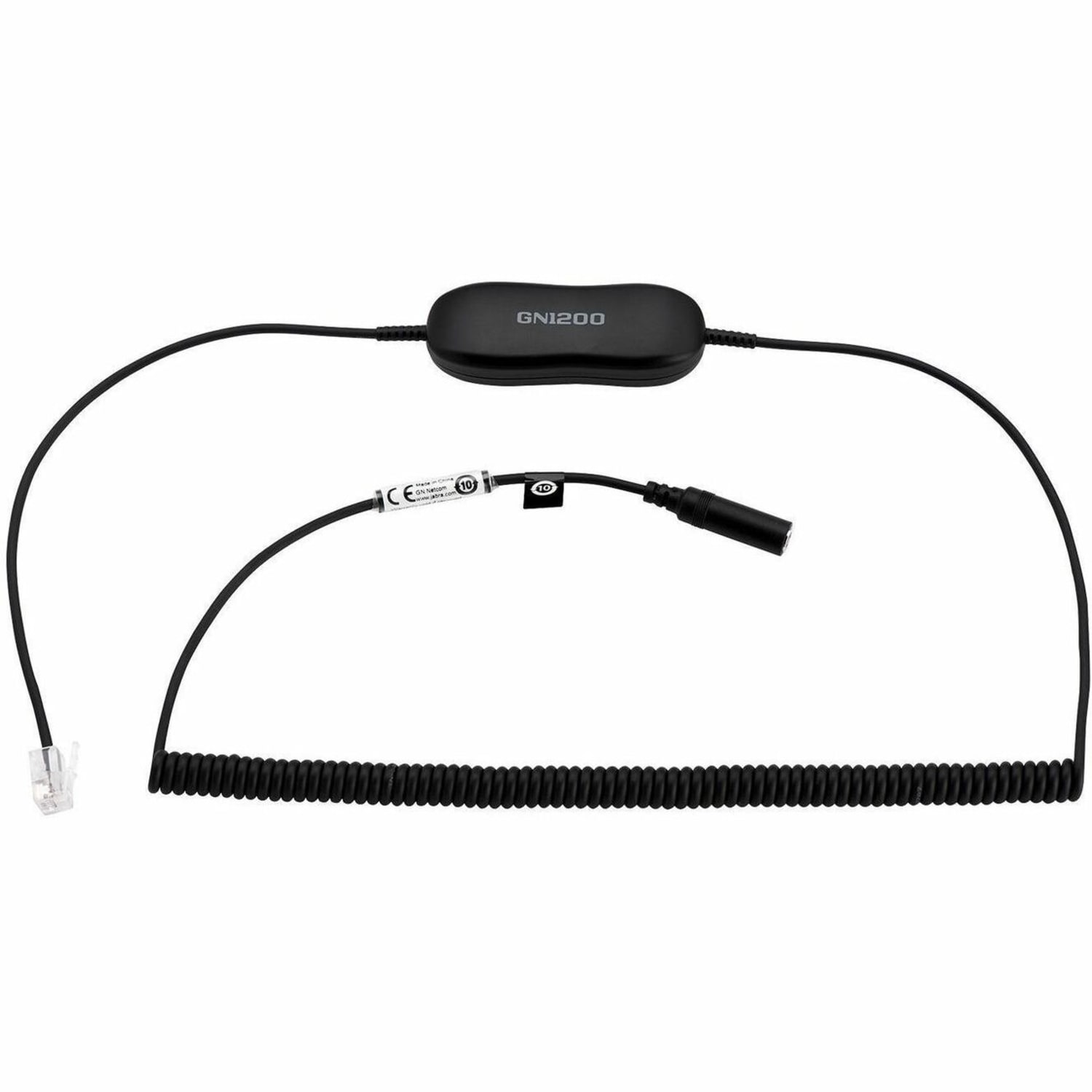 Jabra GN 1200 3,5mm jack - mod plug, 2m - 6.56 ft Mini-phone/RJ-9 Audio Cable  - 88011100