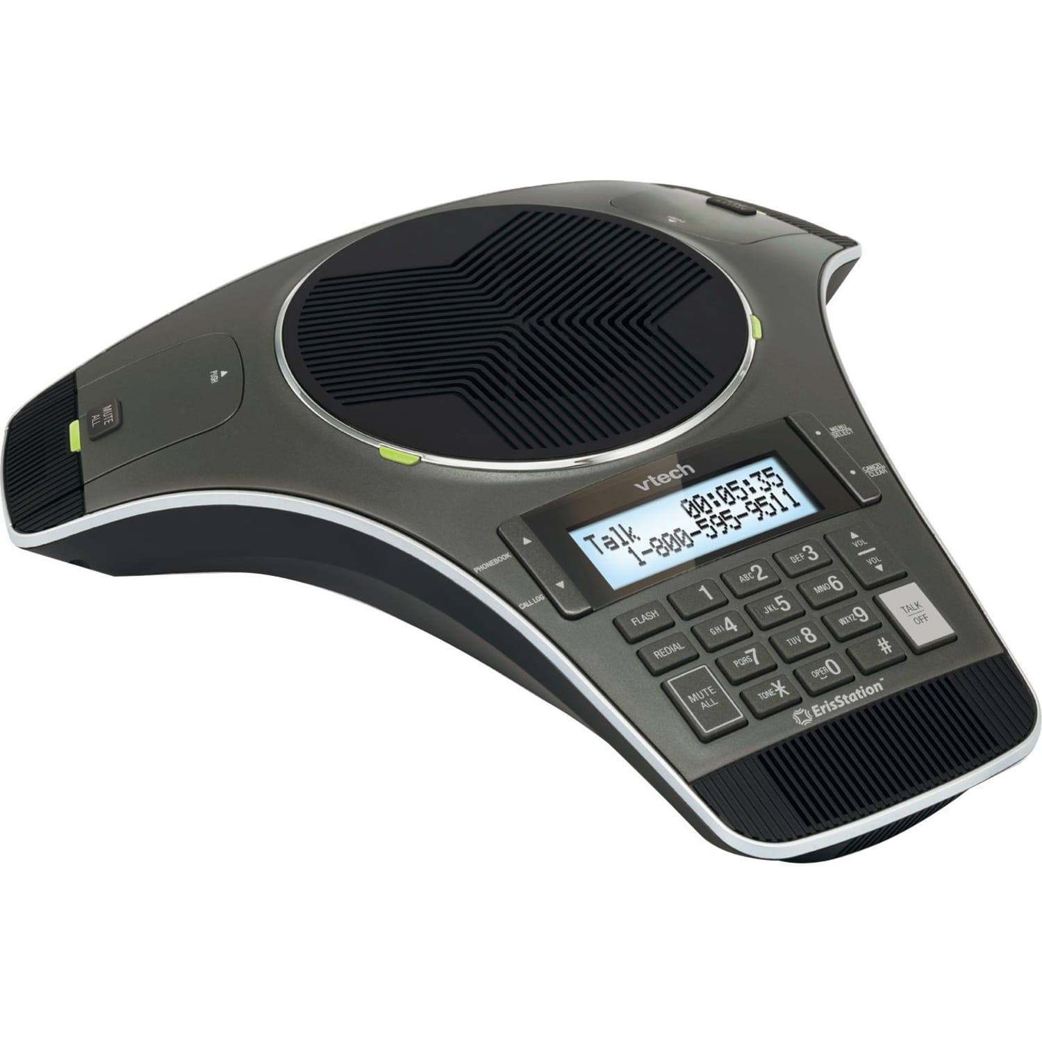 VTech ErisStation VCS702 DECT 6.0 Conference Phone - Gunmetal - Image 3
