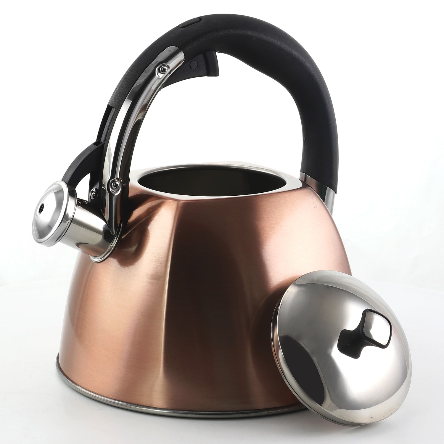 Mr. Coffee 2.5-Quart Tea Kettle, Belgrove, Copper - Image 4