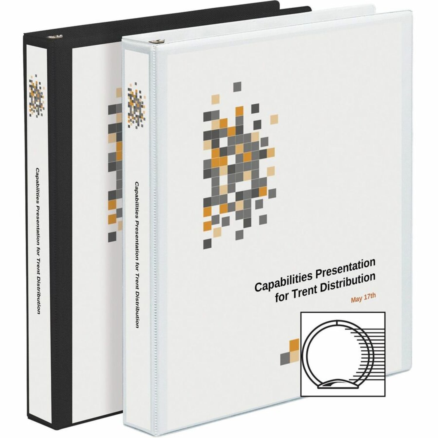 Avery Economy View Binder, 1in Ring, 8 1/2in x 11in, White, Pack Of 4 - Image 6