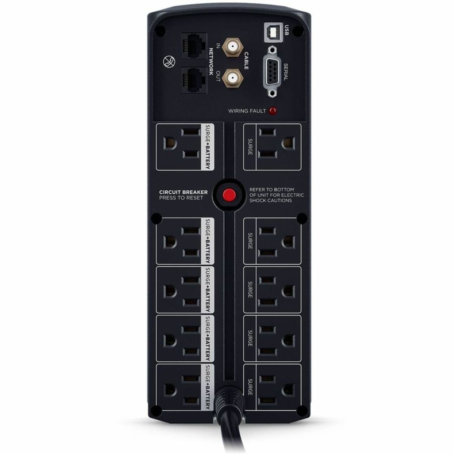 CyberPower CP1500AVRT AVR UPS Systems - 1500VA/900W, 120 VAC, NEMA 5-15P, Mini-Tower, 10 Outlets, PowerPanel Personal, $500000 CEG, 3YR Warranty - Image 3