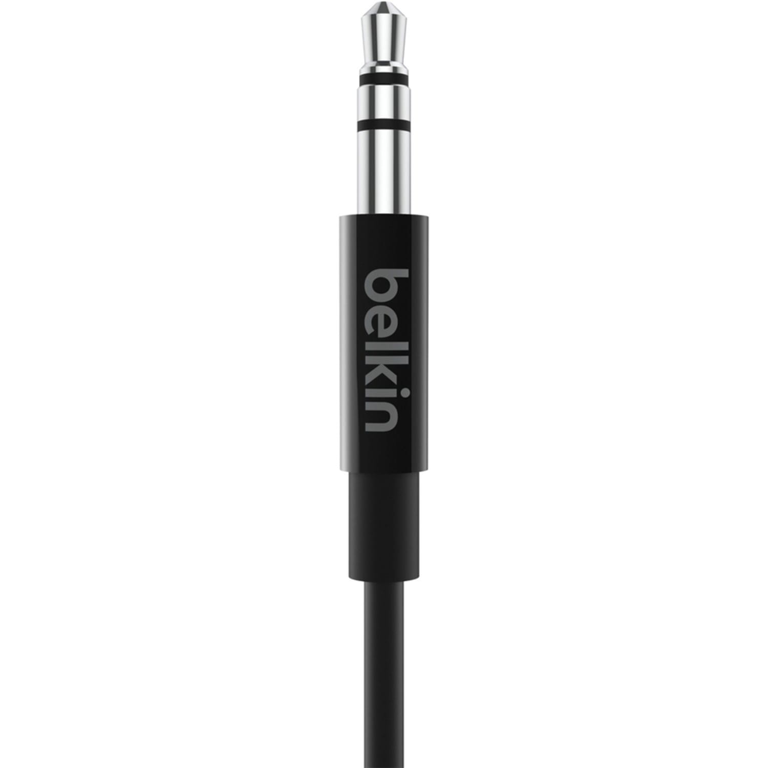 Belkin 3.5mm Audio Cable with USB-C Connector, 3 Ft, Black - Image 4