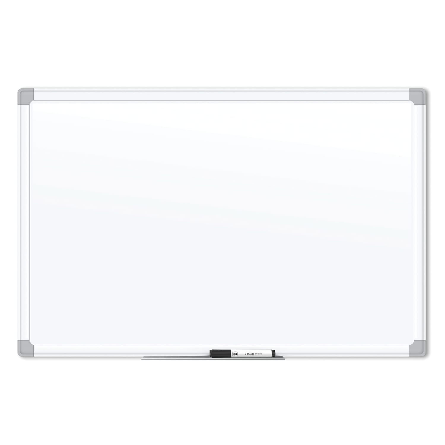 U Brands Magnetic Porcelain Steel Board, 72in X 48in, White Aluminum Frame, Actual Size 70in X 47in (4901U00-01) - Image 3