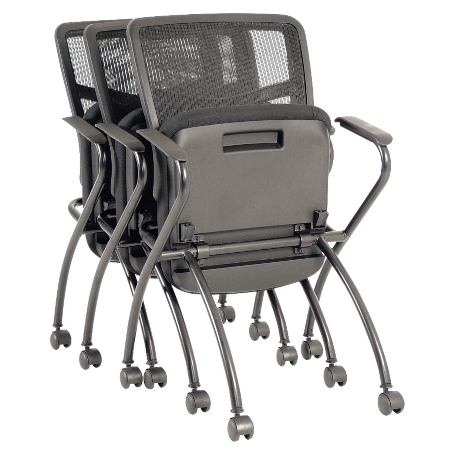 Lorell Guest Chairs BlackBlack 2Carton PopularChairscom