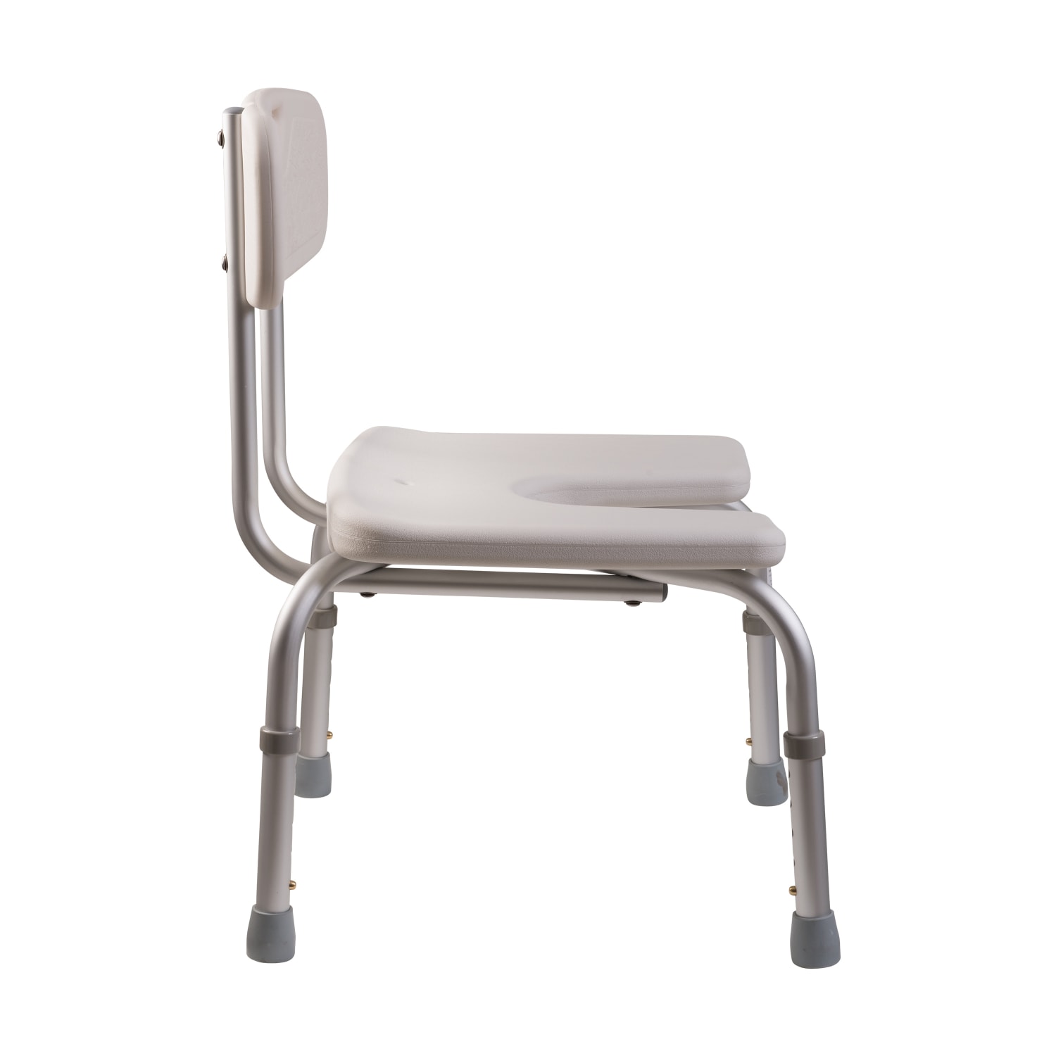 DMI U-Shape Bath And Shower Chair With Removable Backrest, 17inH x 15 3/4inW x 14inD, White - Image 5
