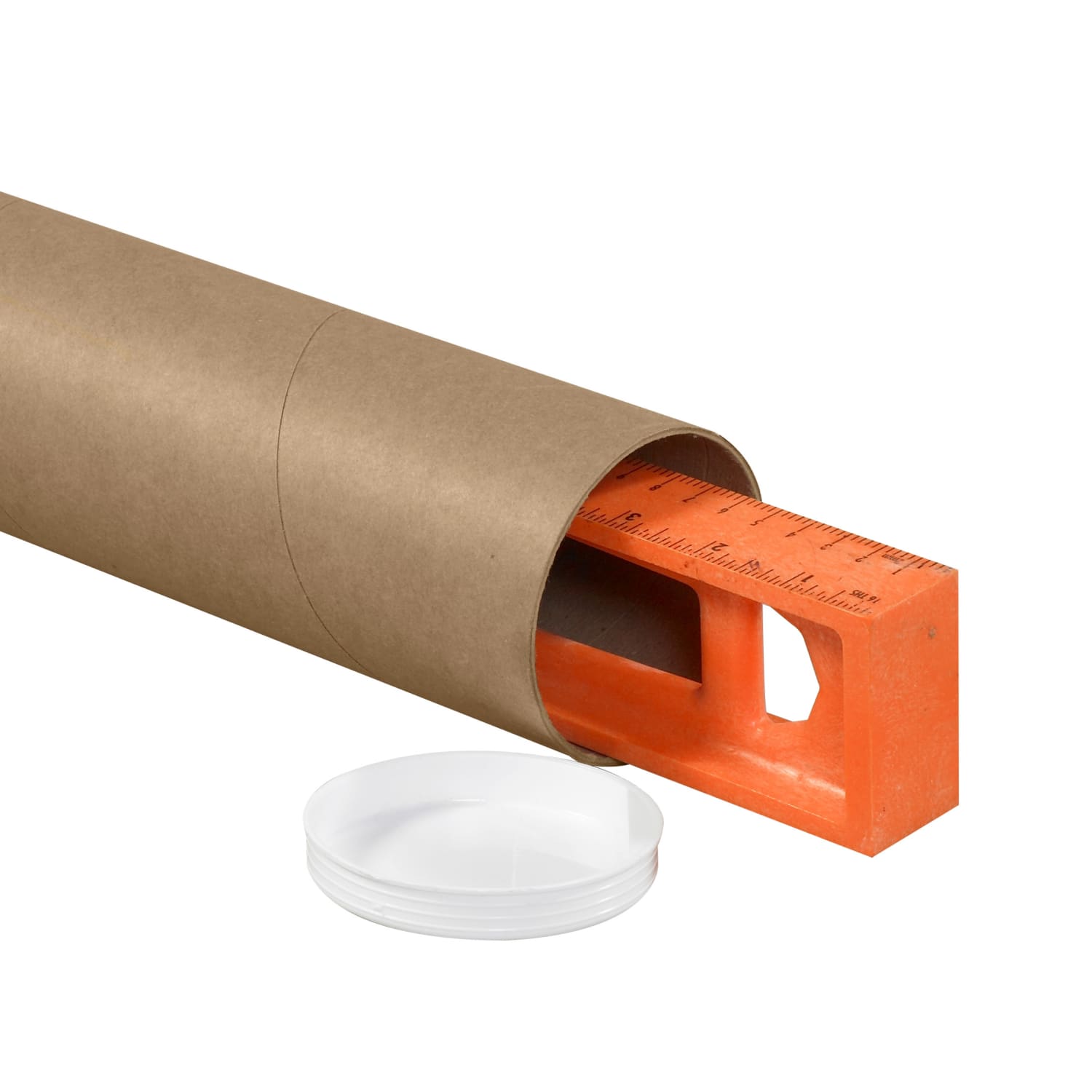 Partners Brand Heavy-Duty Kraft Mailing Tubes, 3in x 36in, 80% Recycled, Kraft, Pack Of 24 - Image 5