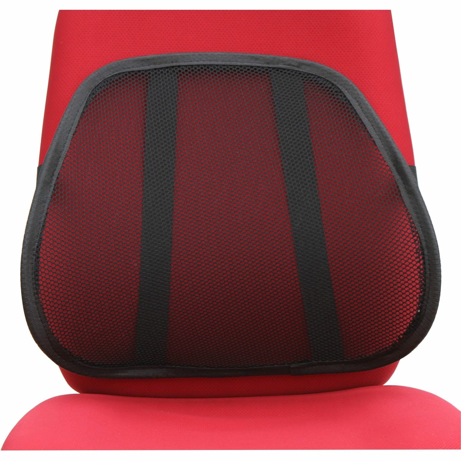 Lorell Ergo Lumbar Back Support Mesh Black PopularChairscom