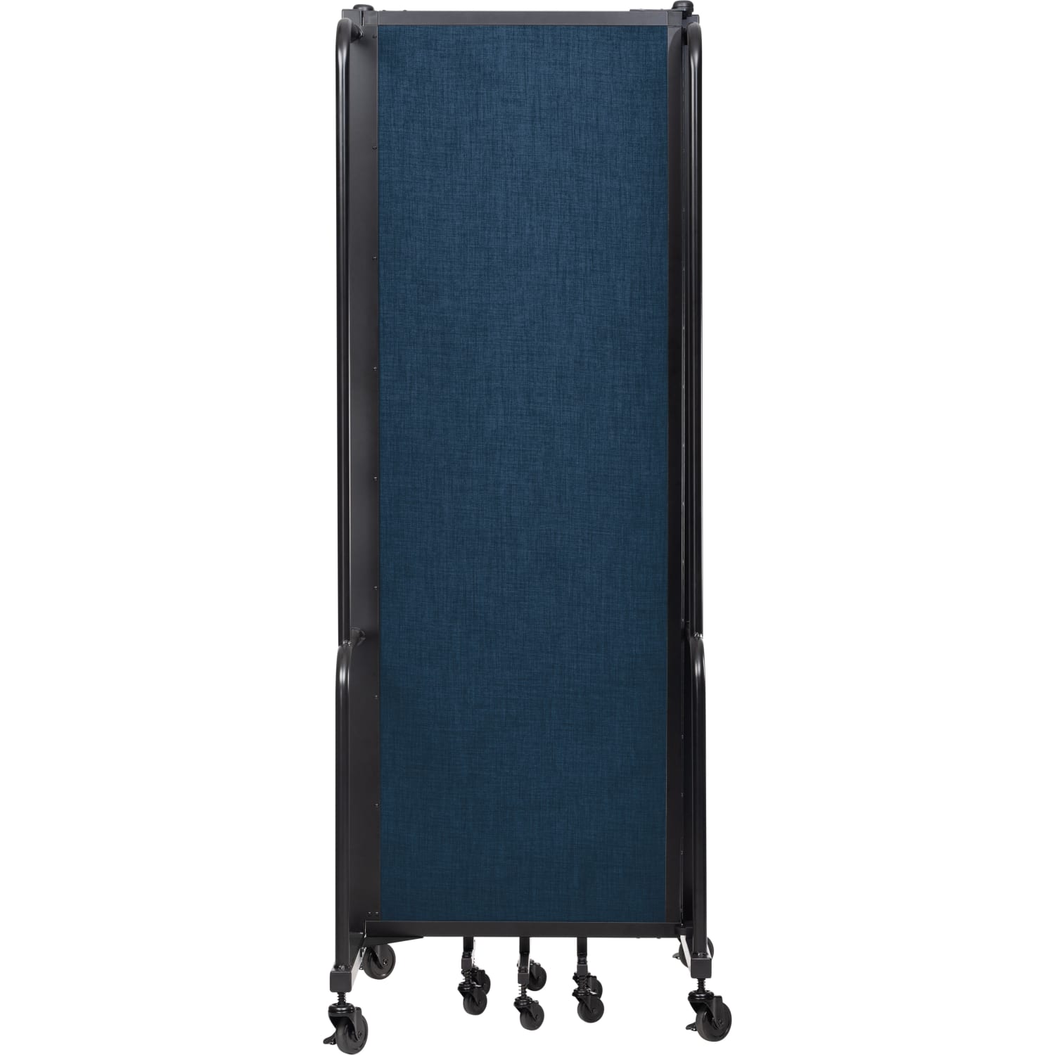 National Public Seating Room Divider, 5-Section, 72inH x 27inW x 118inD, Blue - Image 4