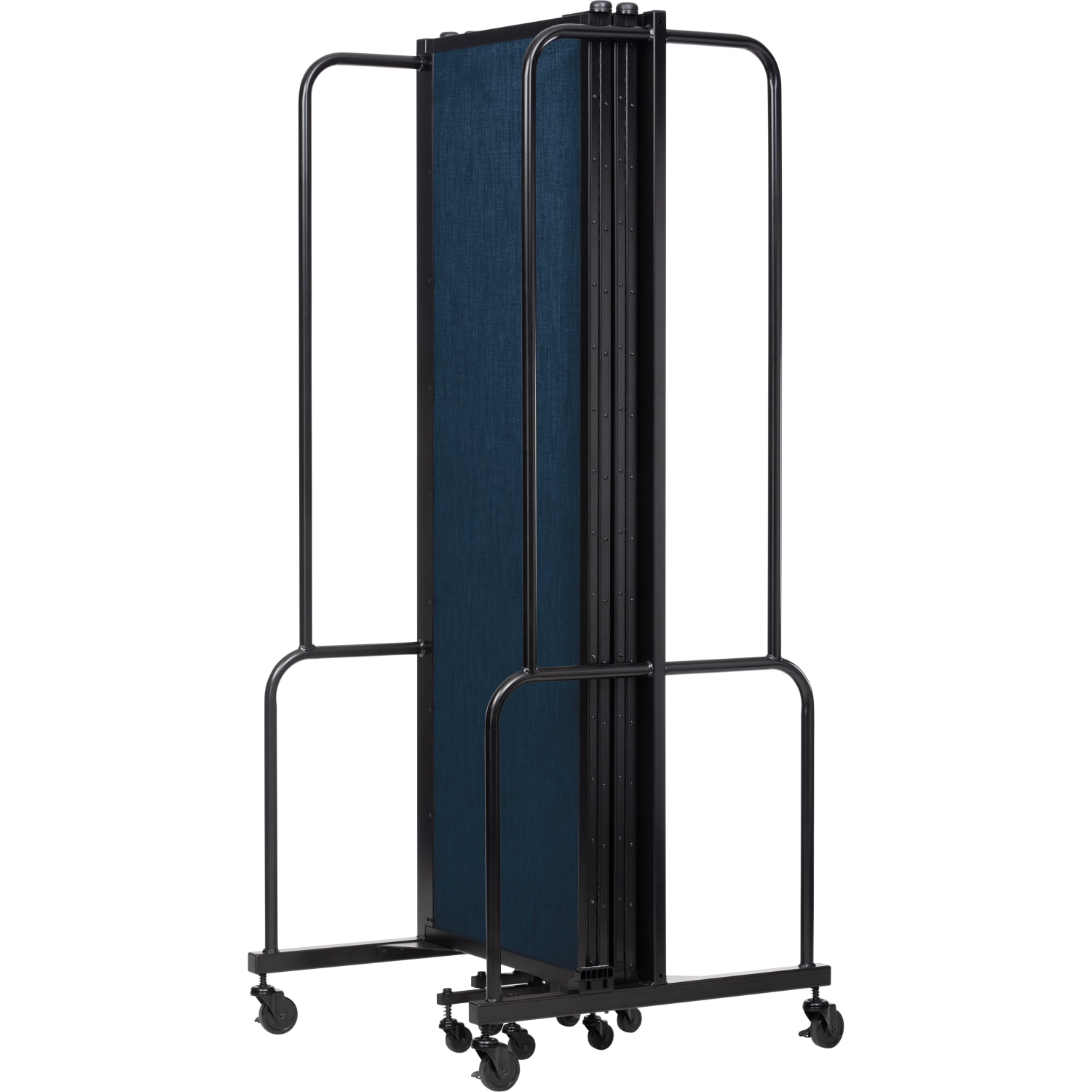 National Public Seating Room Divider, 5-Section, 72inH x 27inW x 118inD, Blue - Image 6