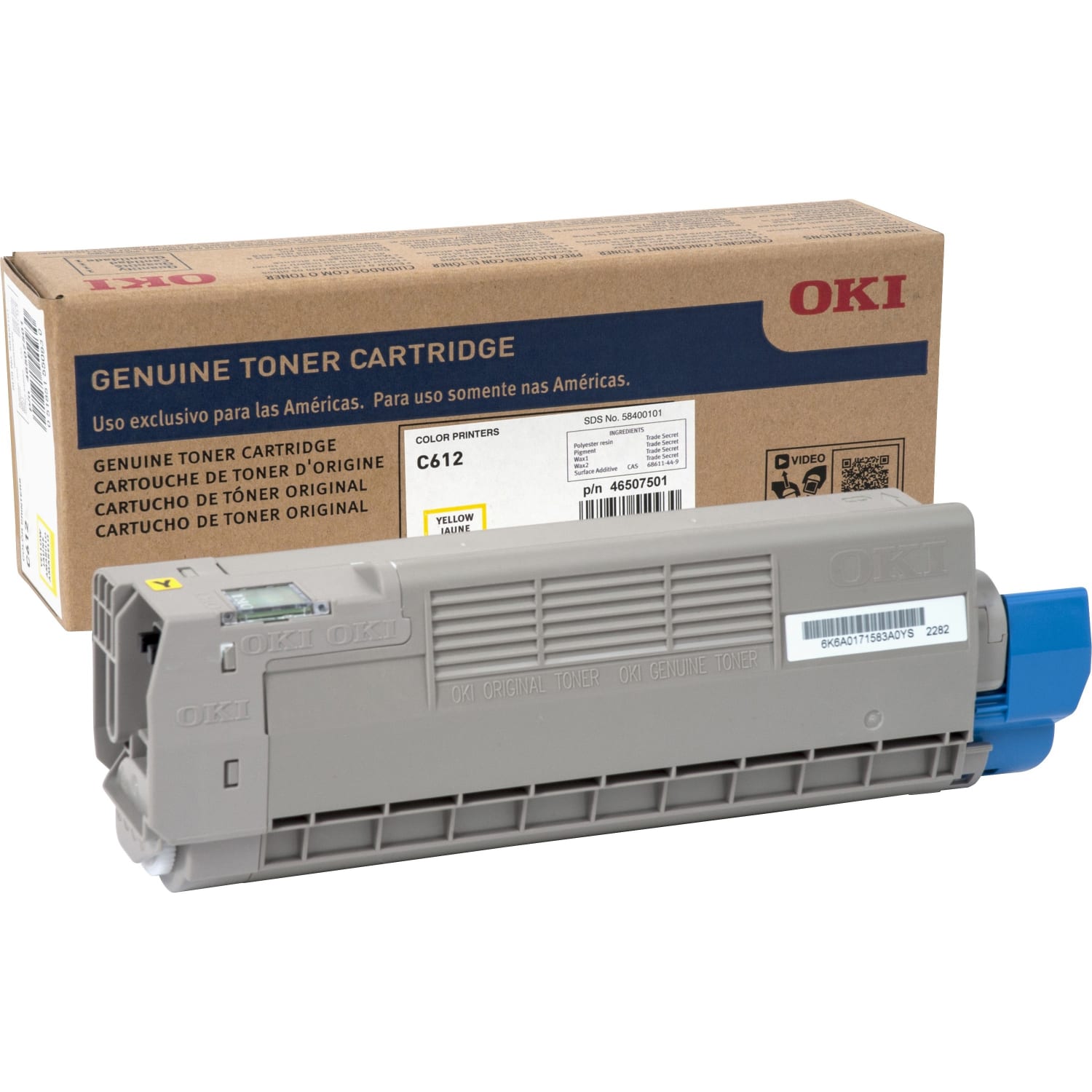 Oki Original LED Toner Cartridge - Yellow - 1 Each - 6000 Pages - Image 4
