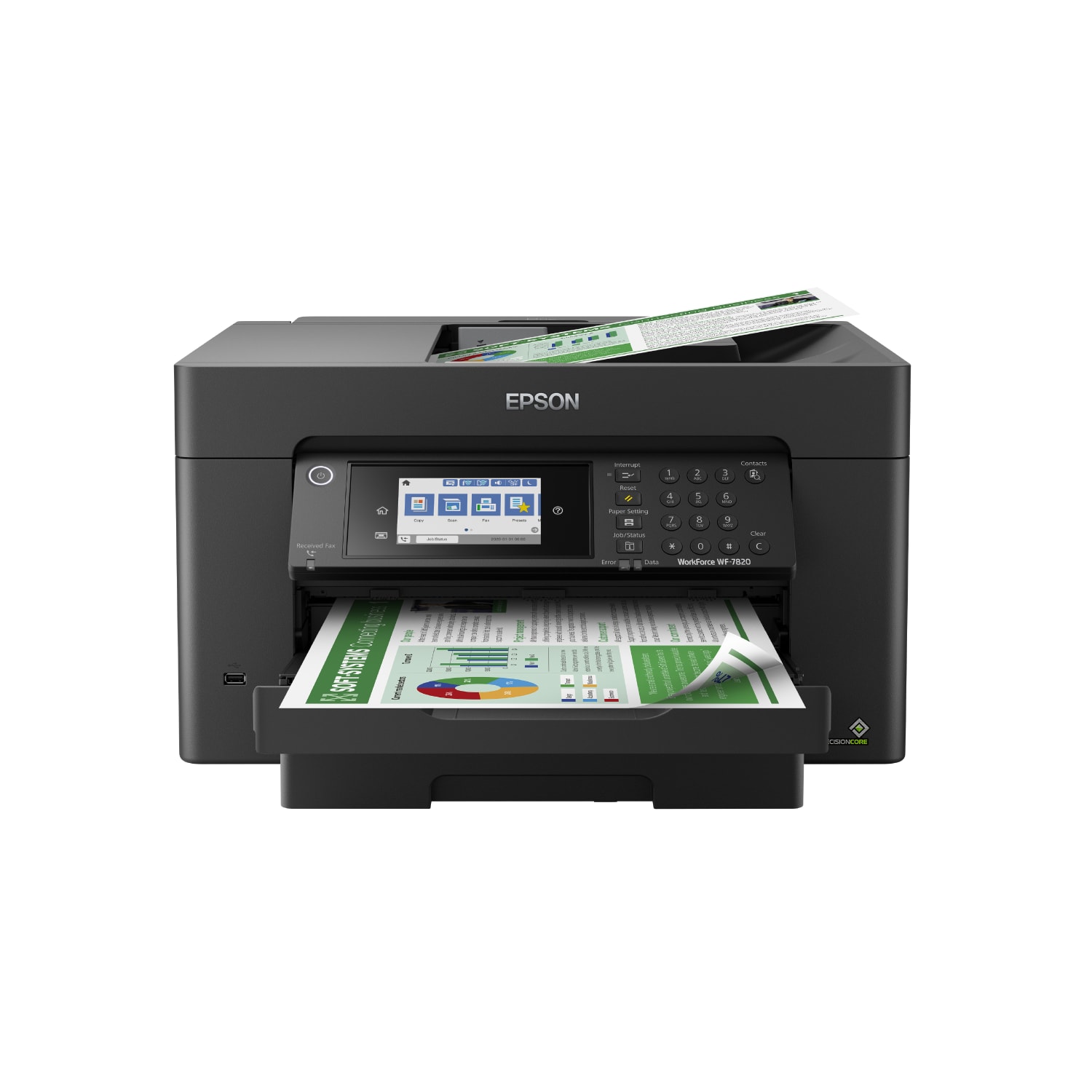 Epson WorkForce Pro WF-7820 Wireless Inkjet All-In-One Color Printer