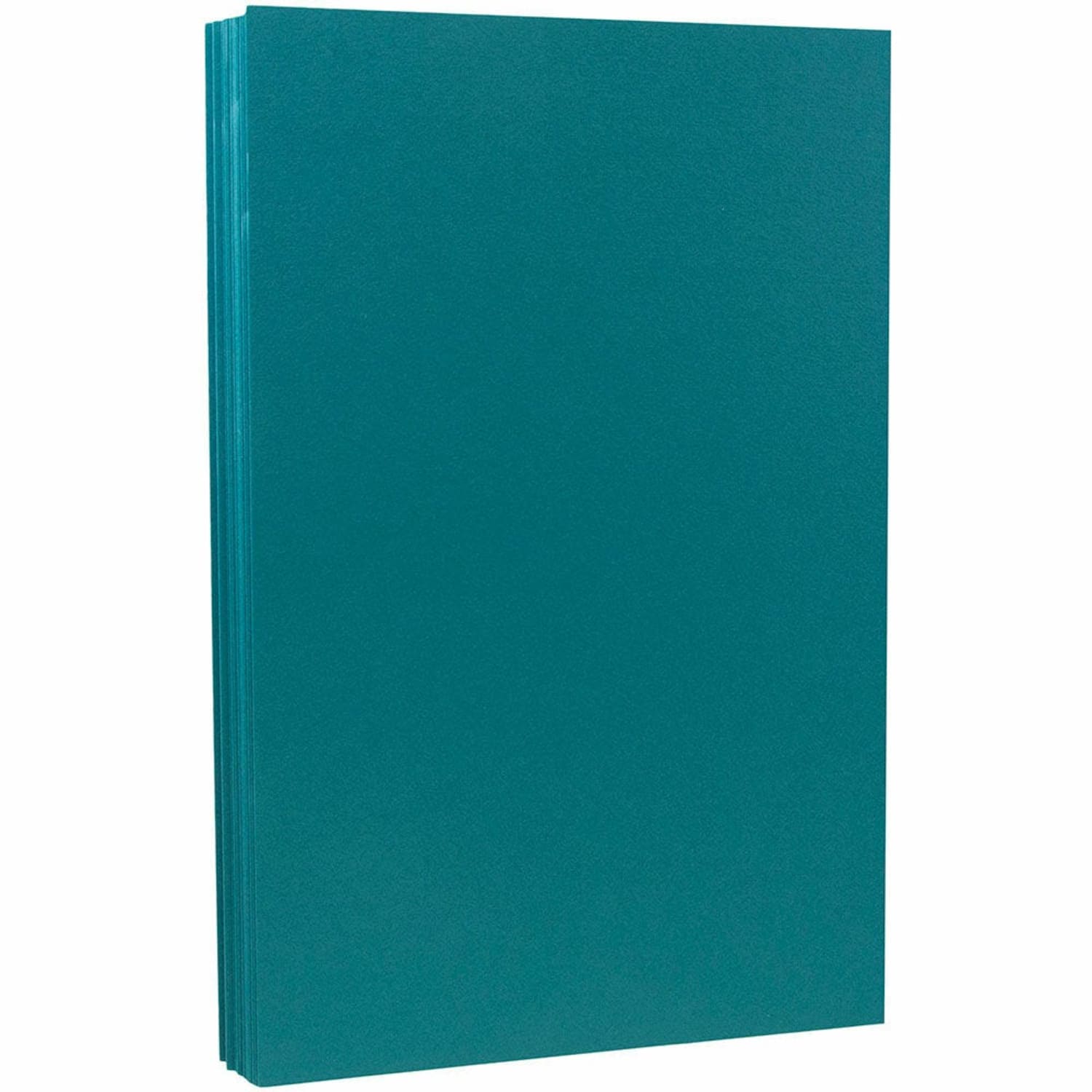 JAM Paper Legal Matte Paper, Teal, Legal (8.5in x 14in), 50 Sheets Per Pack, 28 Lb