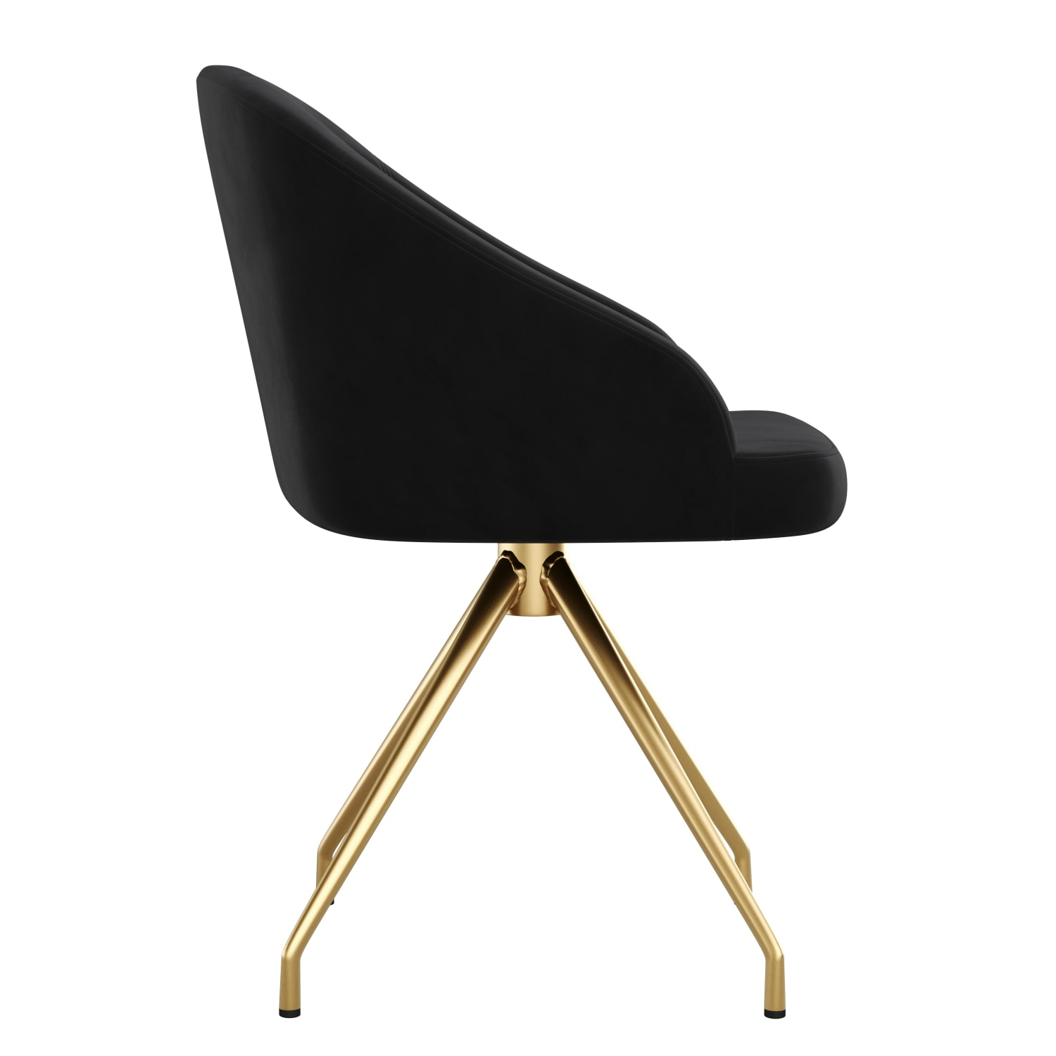 Martha Stewart Sora Upholstered MidBack Stationary Office Task Chair Velvet BlackPolished Nickel PopularChairscom Martha Stewart Sora Upholstered Mid Back Stationary Office Task Chair Velvet BlackPolished Nickel PopularChairscom