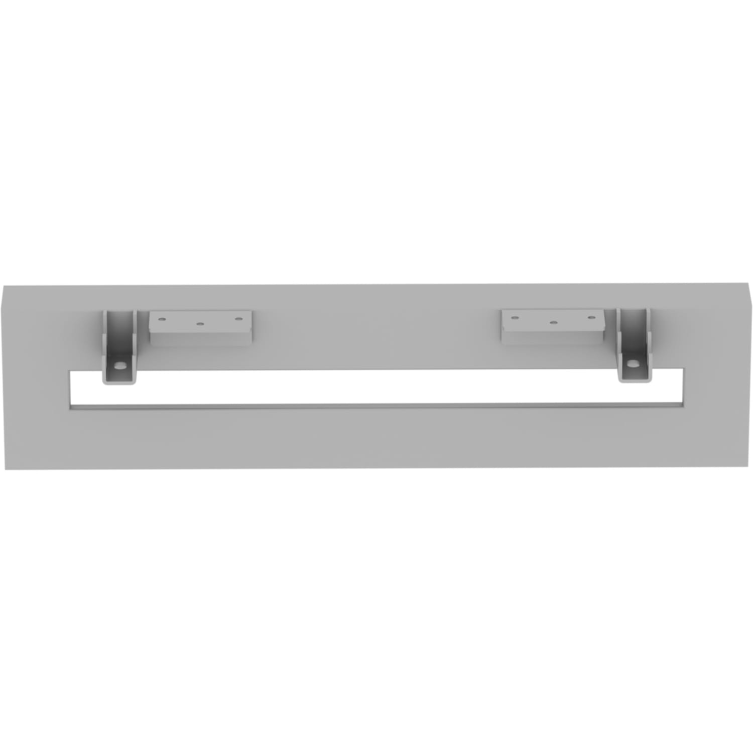 Lorell Relevance Series Desk Leg Frame, Short Side, Silver, For 23 5/8inD Desk - Image 3