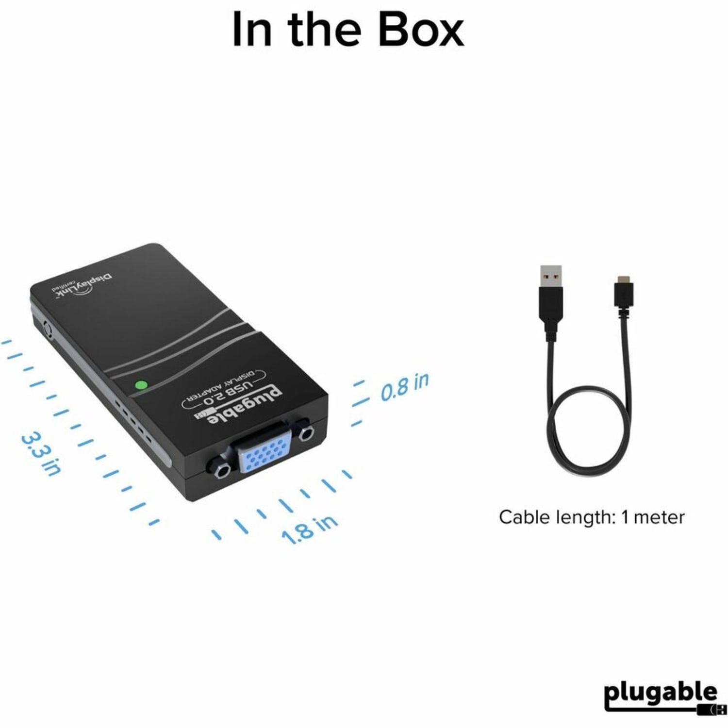 Plugable USB 2.0 to VGA Video Graphics Adapter for Multiple Monitors up to 1920x1080 - Supports Windows 10, 8.1, 7, XP - Image 6