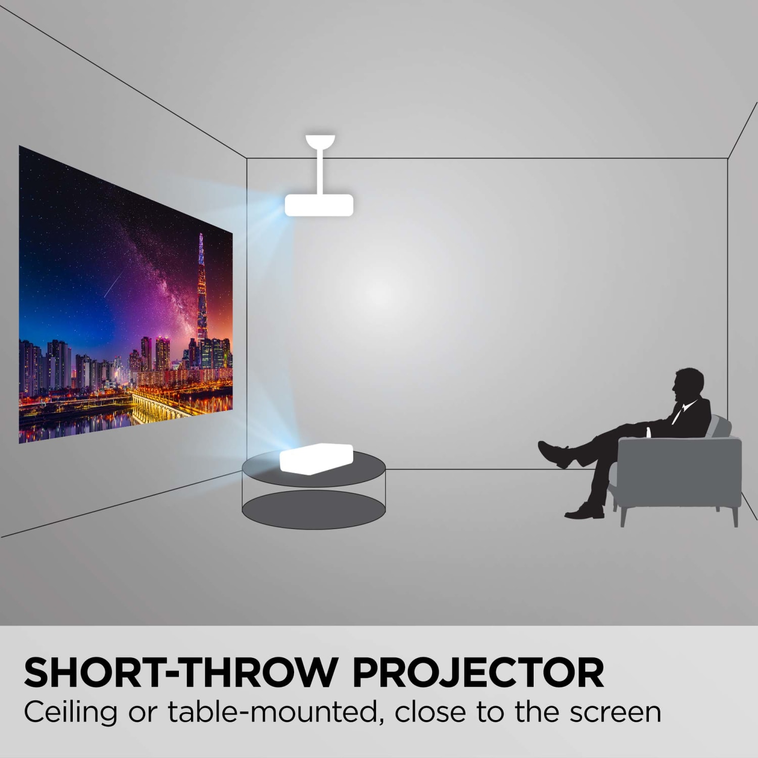 ViewSonic Short Throw LED Projector, White, LS560WH - Image 6