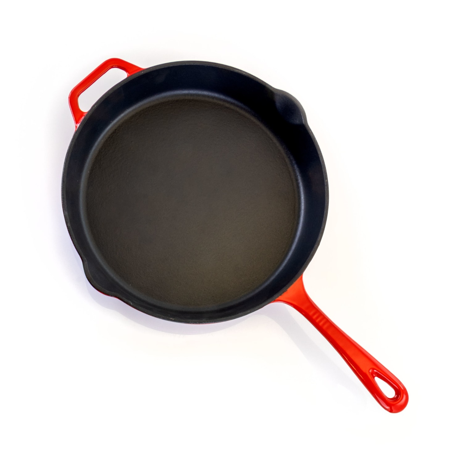 MegaChef Cast Iron Skillet, 12in, Red - Image 4