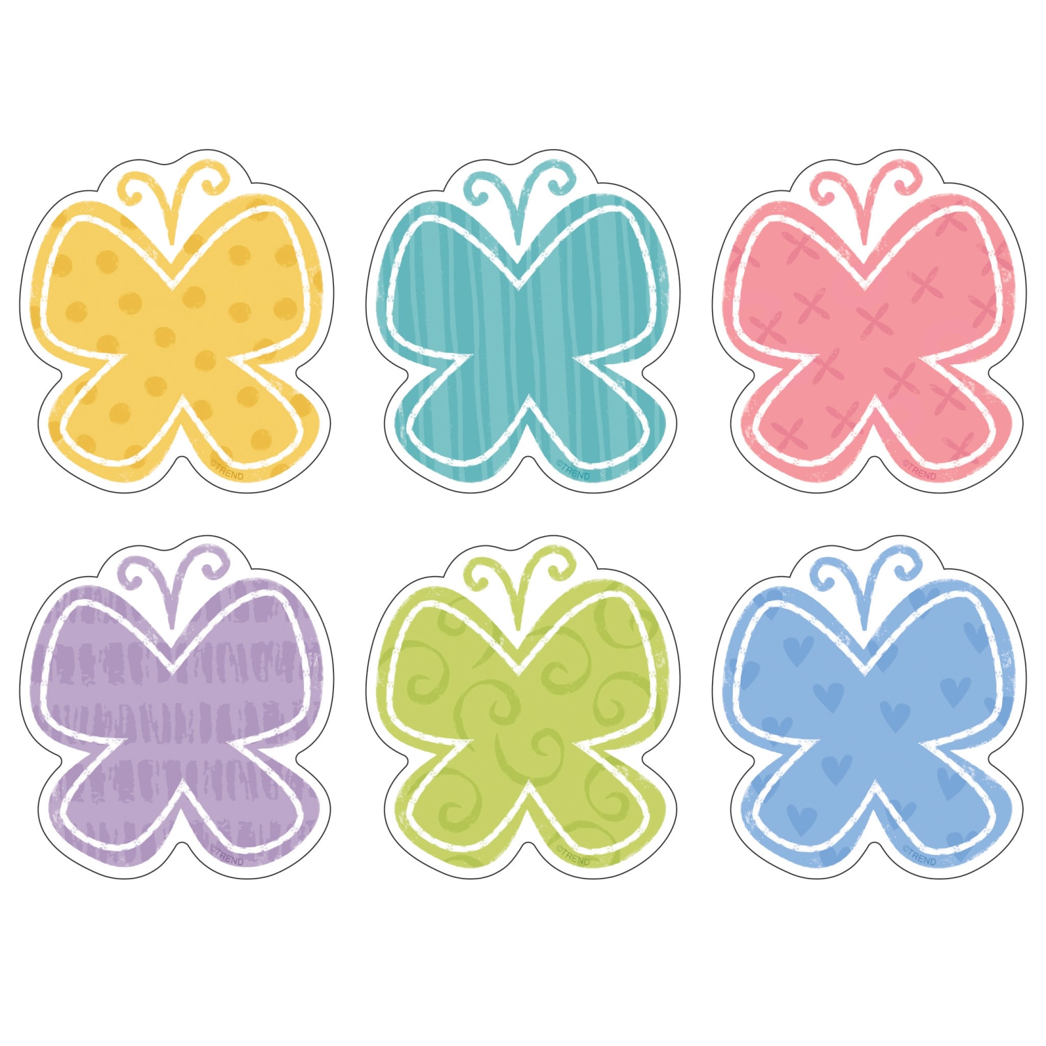 Trend Mini Accents, Garden Butterflies, 36 Accents Per Pack, Bundle Of 6 Packs - Image 4