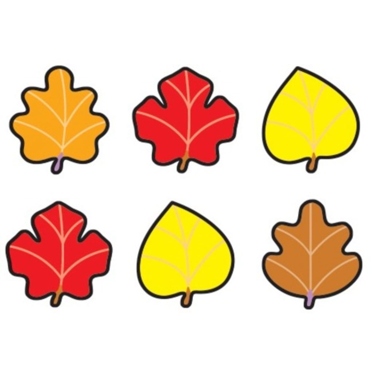 TREND superShapes Stickers, Autumn Leaves, 800 Per Pack, Set Of 6 Packs - Image 6