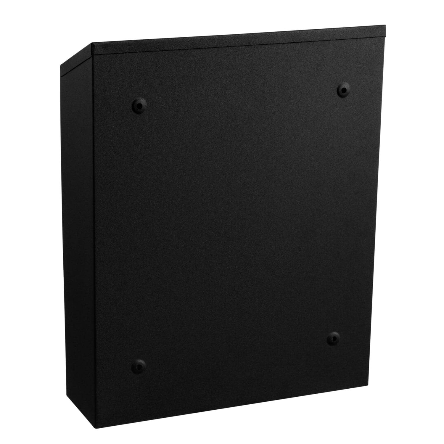Alpine All-In-1 Rectangular Steel Wall-Mounted Cigarette Disposal Station, 13inH x 10-1/2inW x 3-1/2inD, Black - Image 4