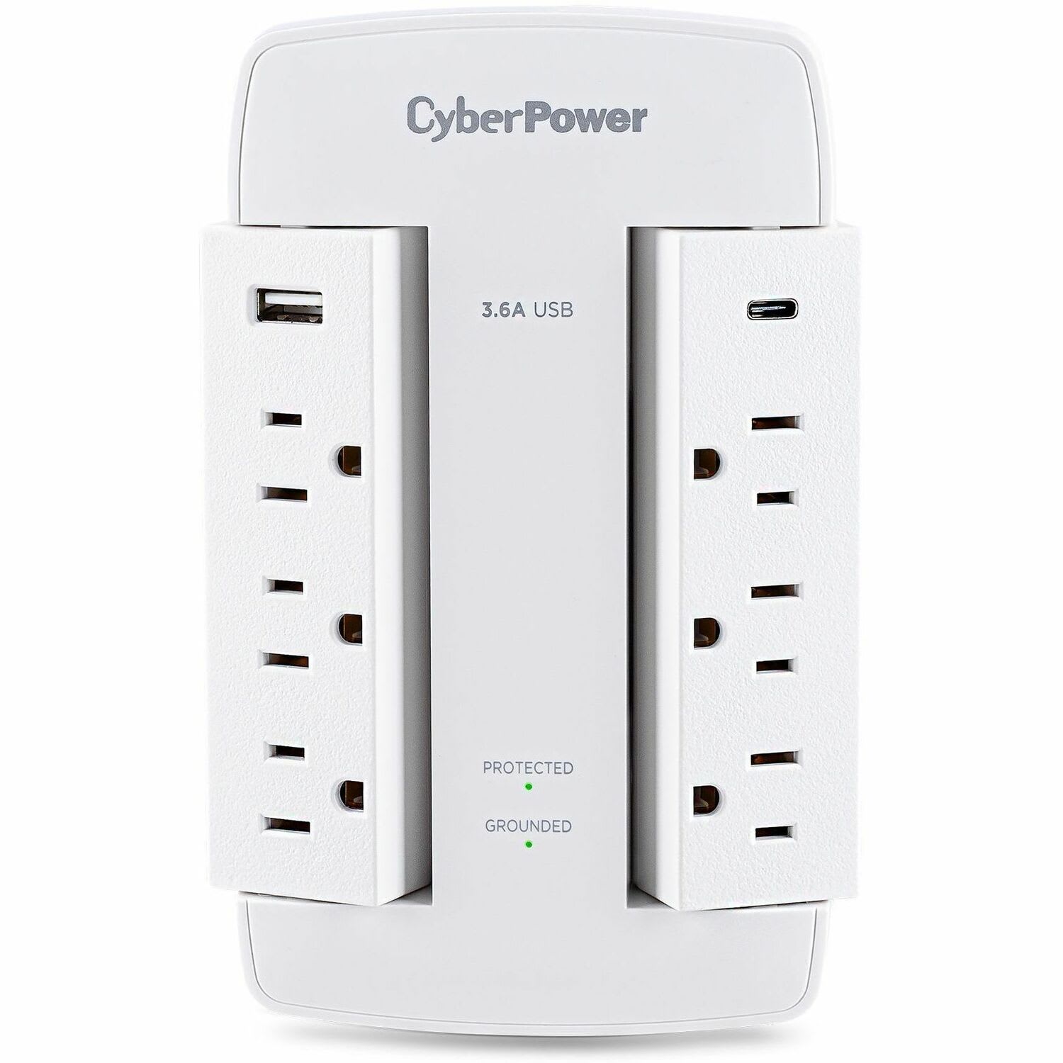 CyberPower Professional Series CSP600WSURC5 - Surge protector - AC 125 V - output connectors: 6