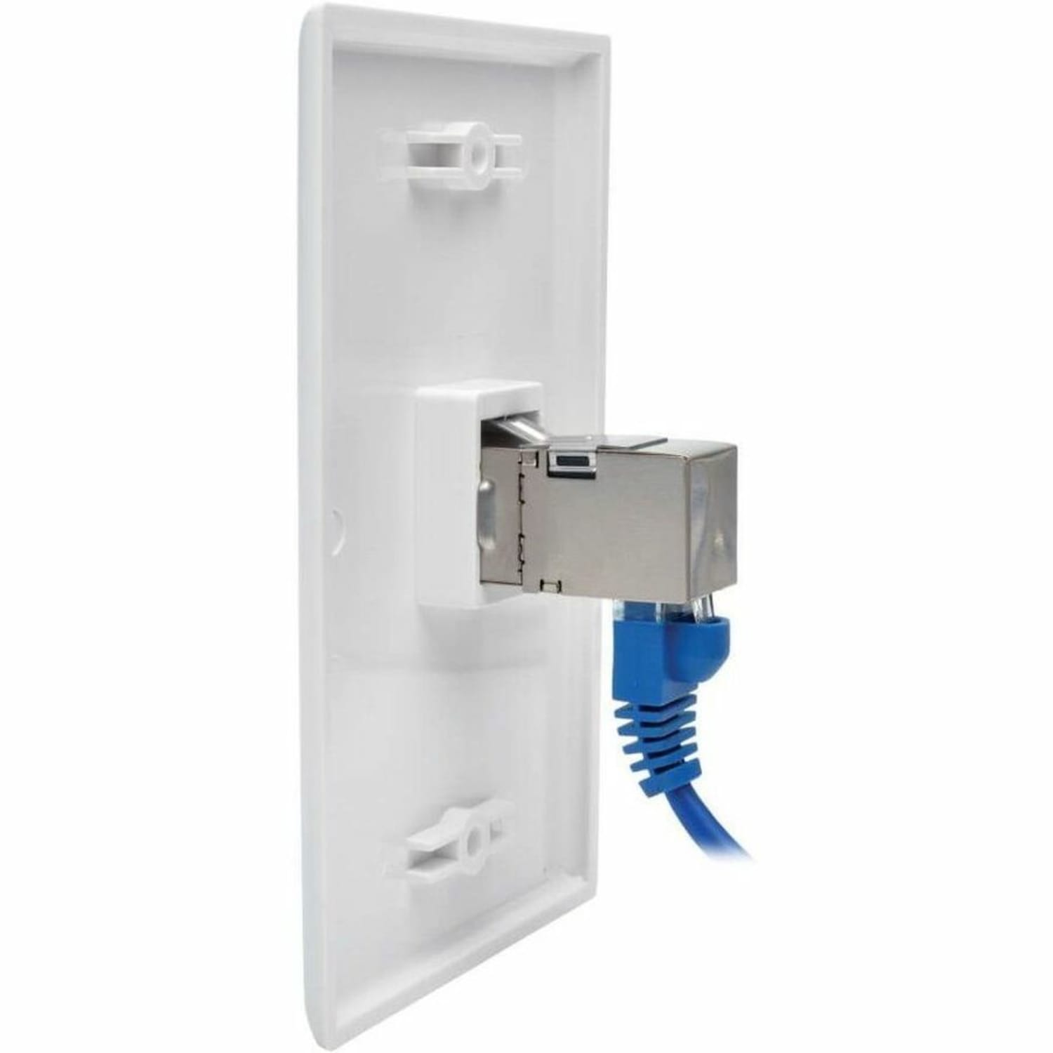 Eaton Tripp Lite Series Cat6 Straight Through Modular Shielded In Line Coupler RJ45 F/F - Modular insert - CAT 6 - RJ-45 - silver - TAA Compliant - Image 3
