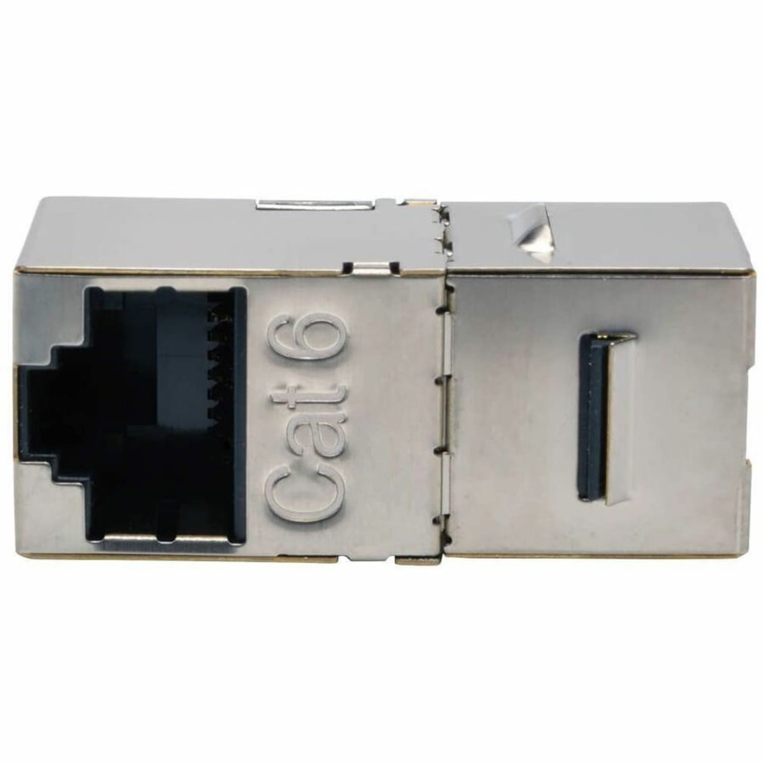 Eaton Tripp Lite Series Cat6 Straight Through Modular Shielded In Line Coupler RJ45 F/F - Modular insert - CAT 6 - RJ-45 - silver - TAA Compliant - Image 5