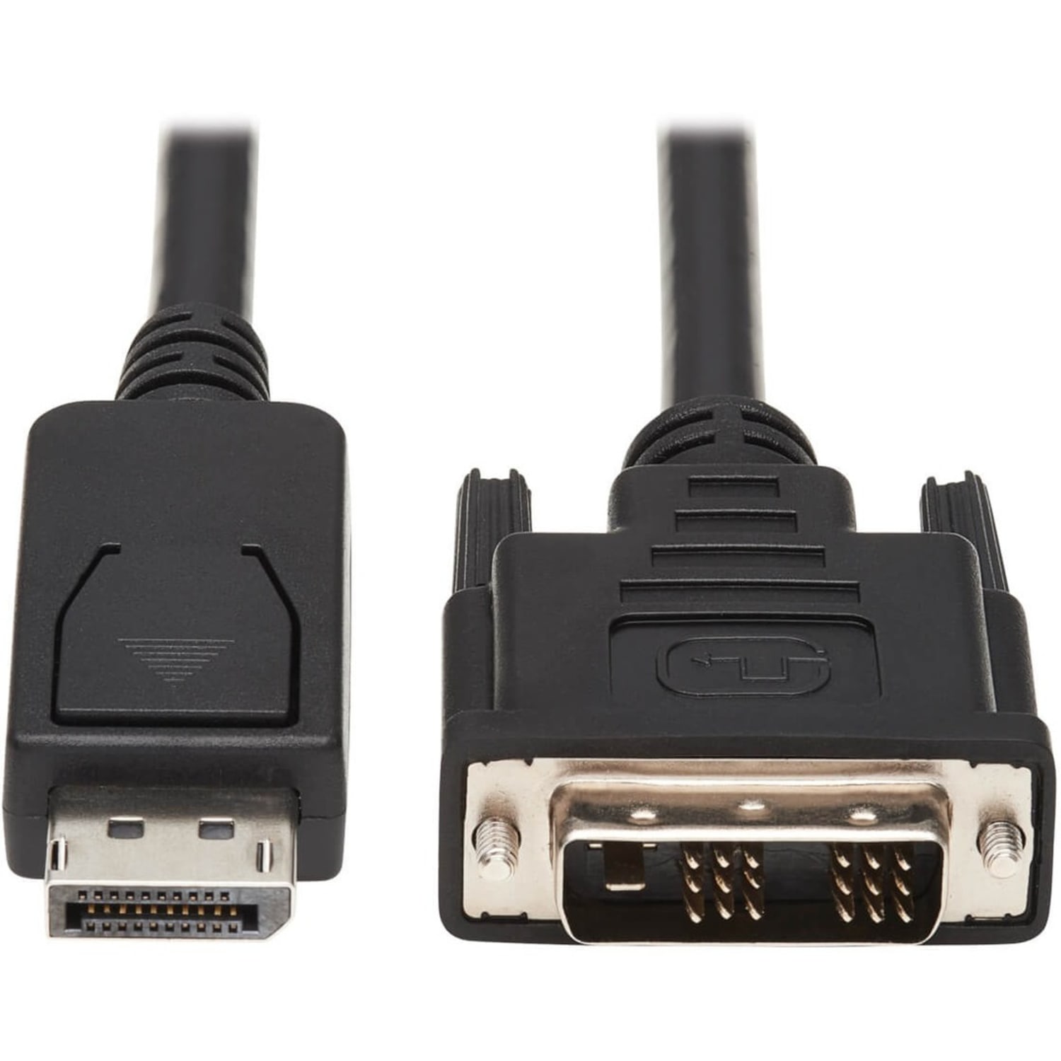 Eaton Tripp Lite Series DisplayPort to DVI Adapter Cable (DP with Latches to DVI-D Single Link M/M), 6 ft. (1.8 m) - P581006